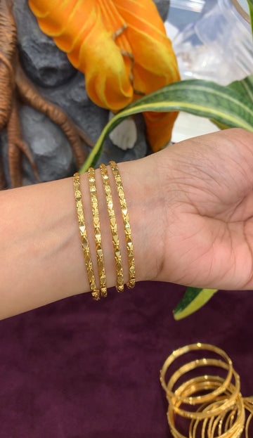 Beautiful dailywear micro plated bangles