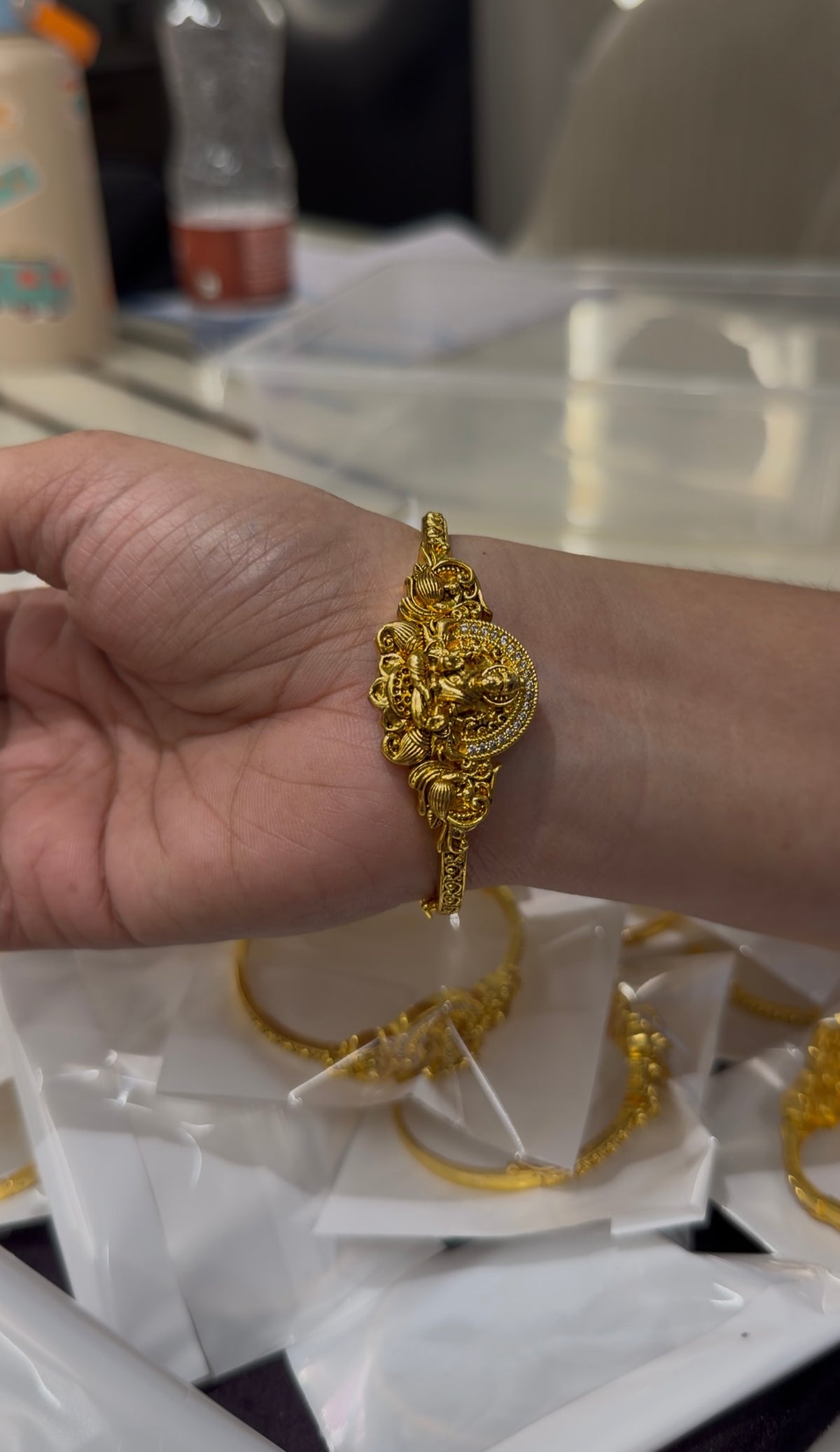 Beautiful Lakshmi devi openable bracelet