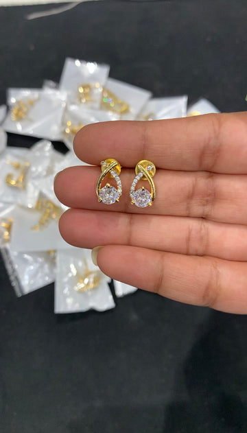 Beautiful Diamond Replica studs with pushback