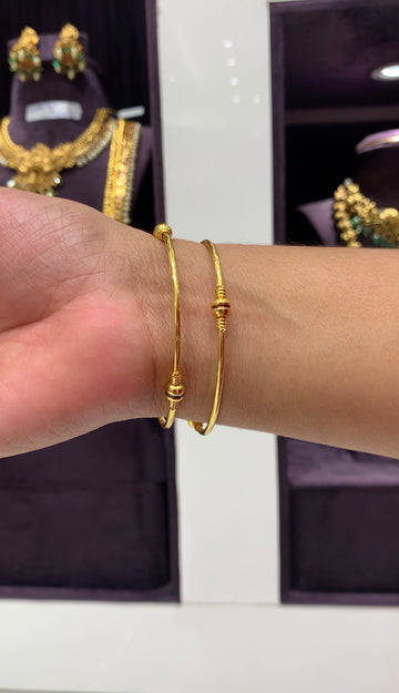 Beautiful micro plated daily wear bangles