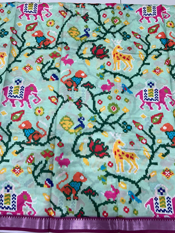 Mangalagiri fancy silk sarees