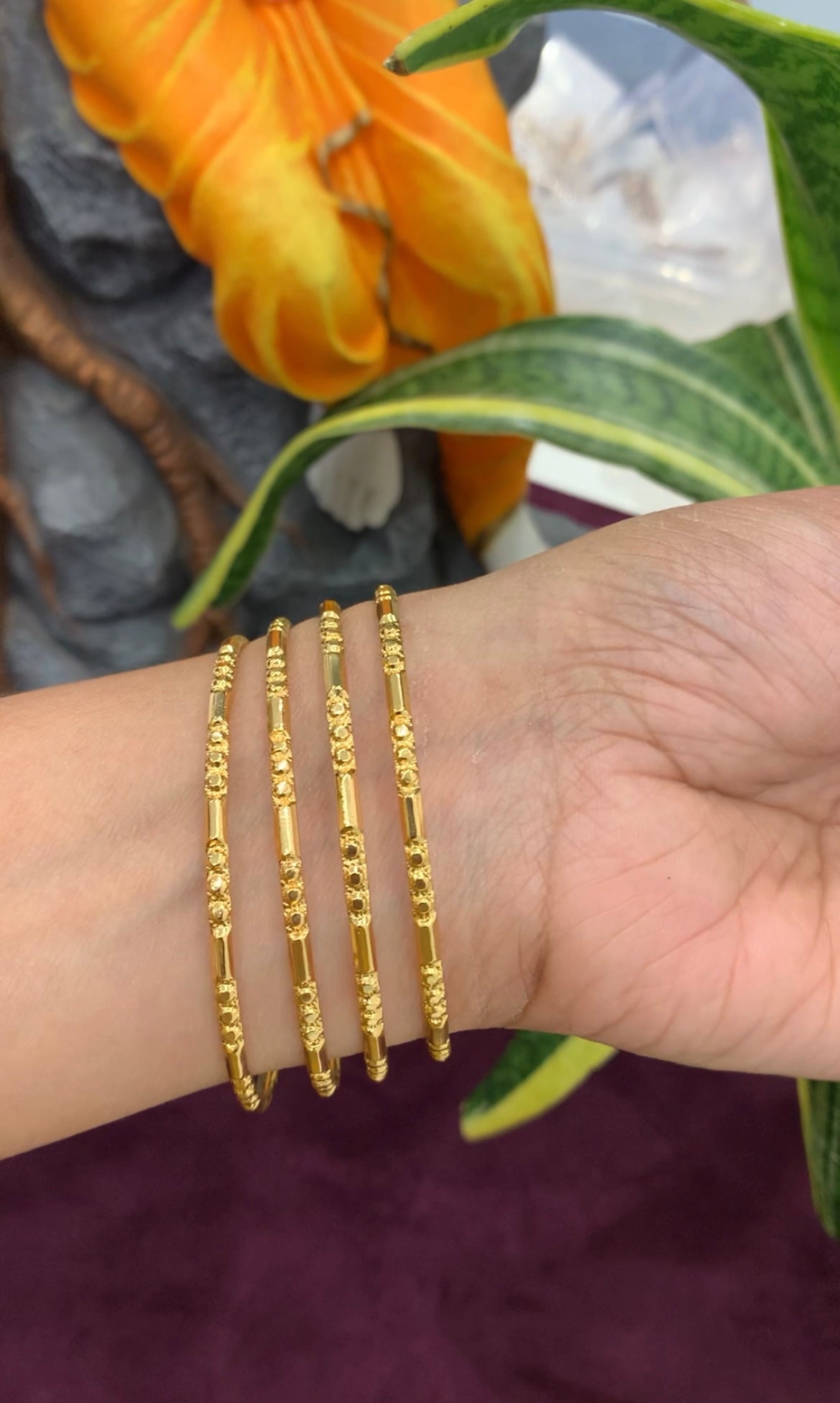 Beautiful dailywear micro plated bangles