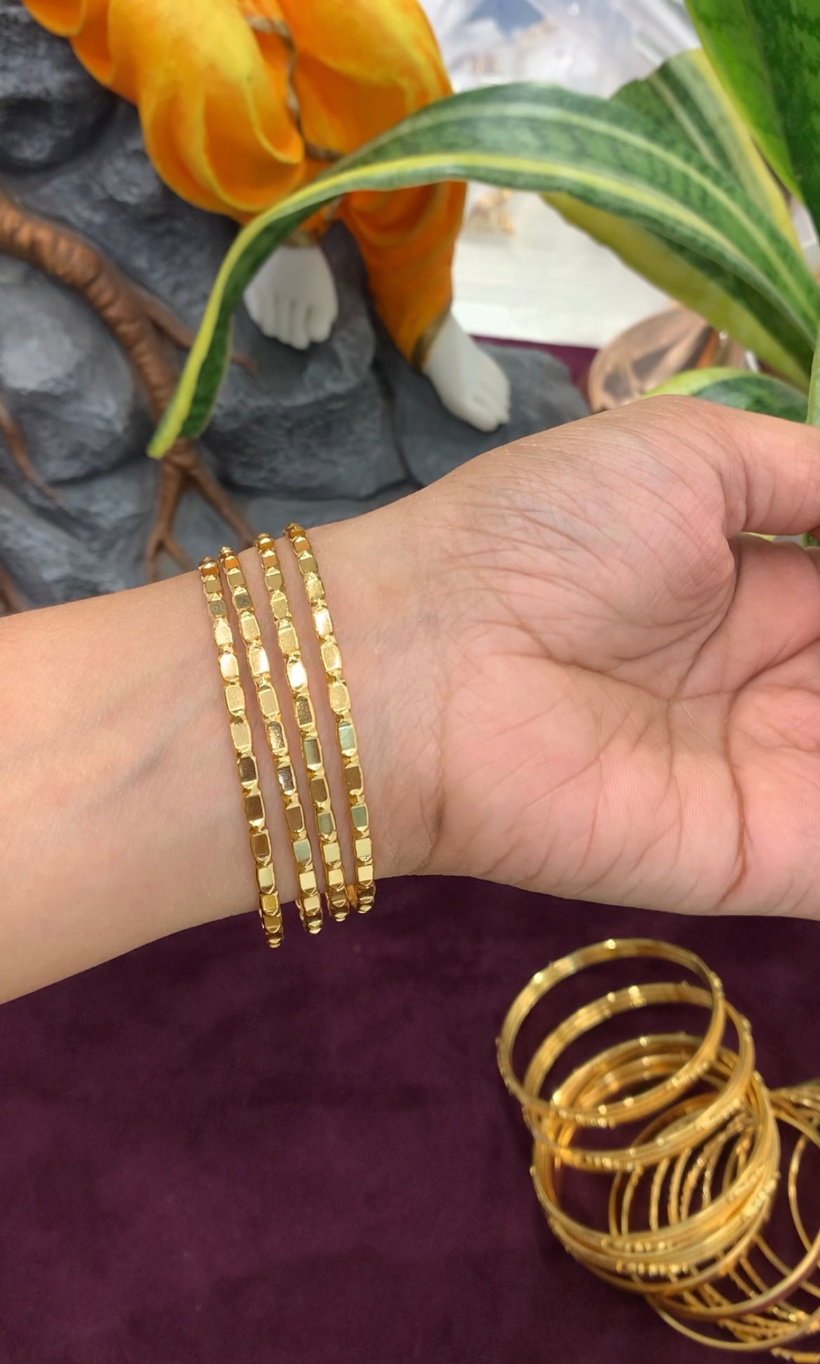 Beautiful dailywear micro plated bangles