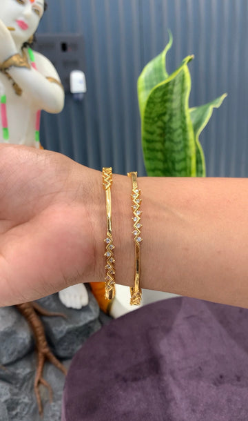Beautiful CZ stone bangles