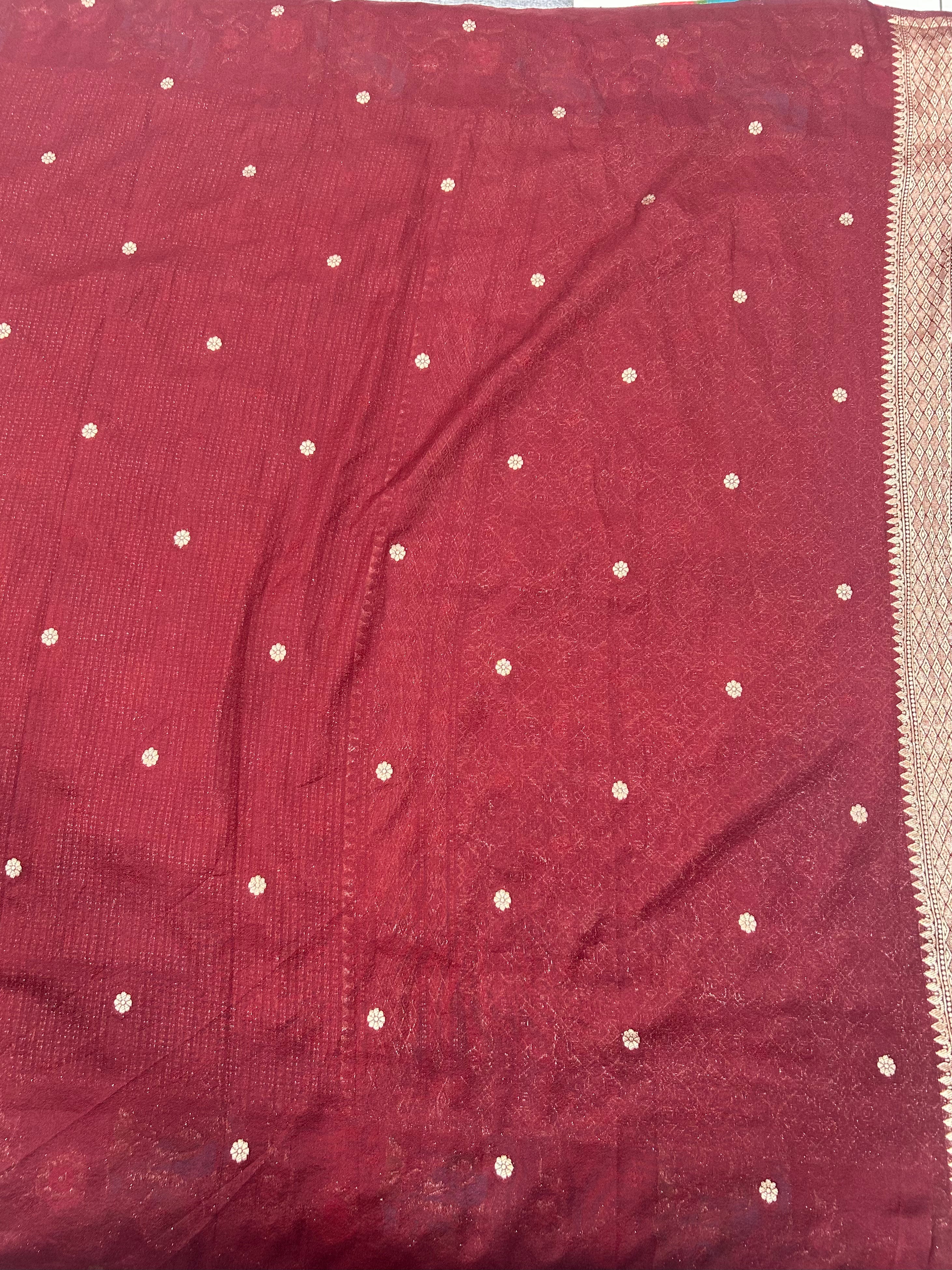 Beautiful soft georgette saree