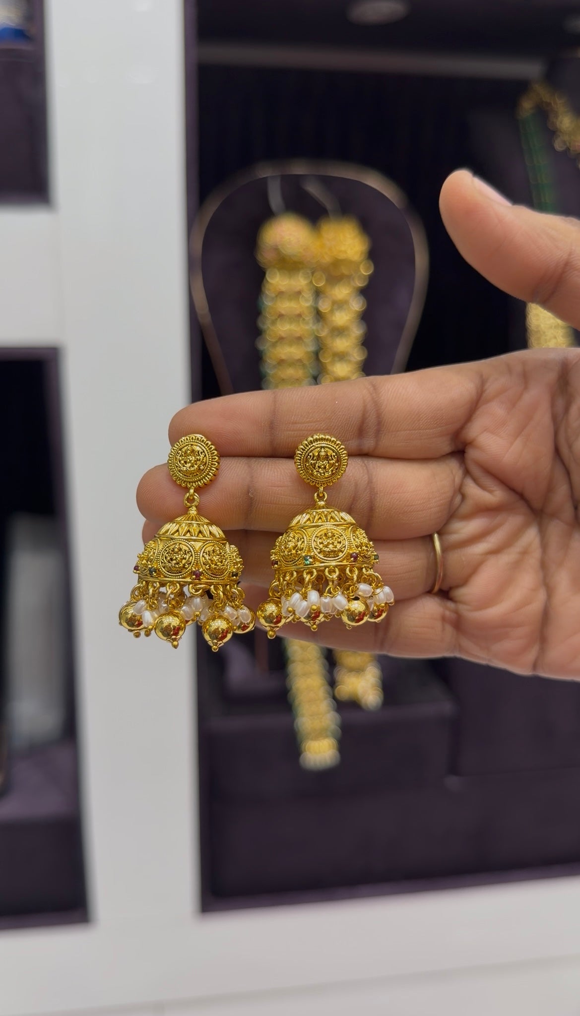 Beautiful kasula model necklace and haram ,detachable pendant with pushback jumkis