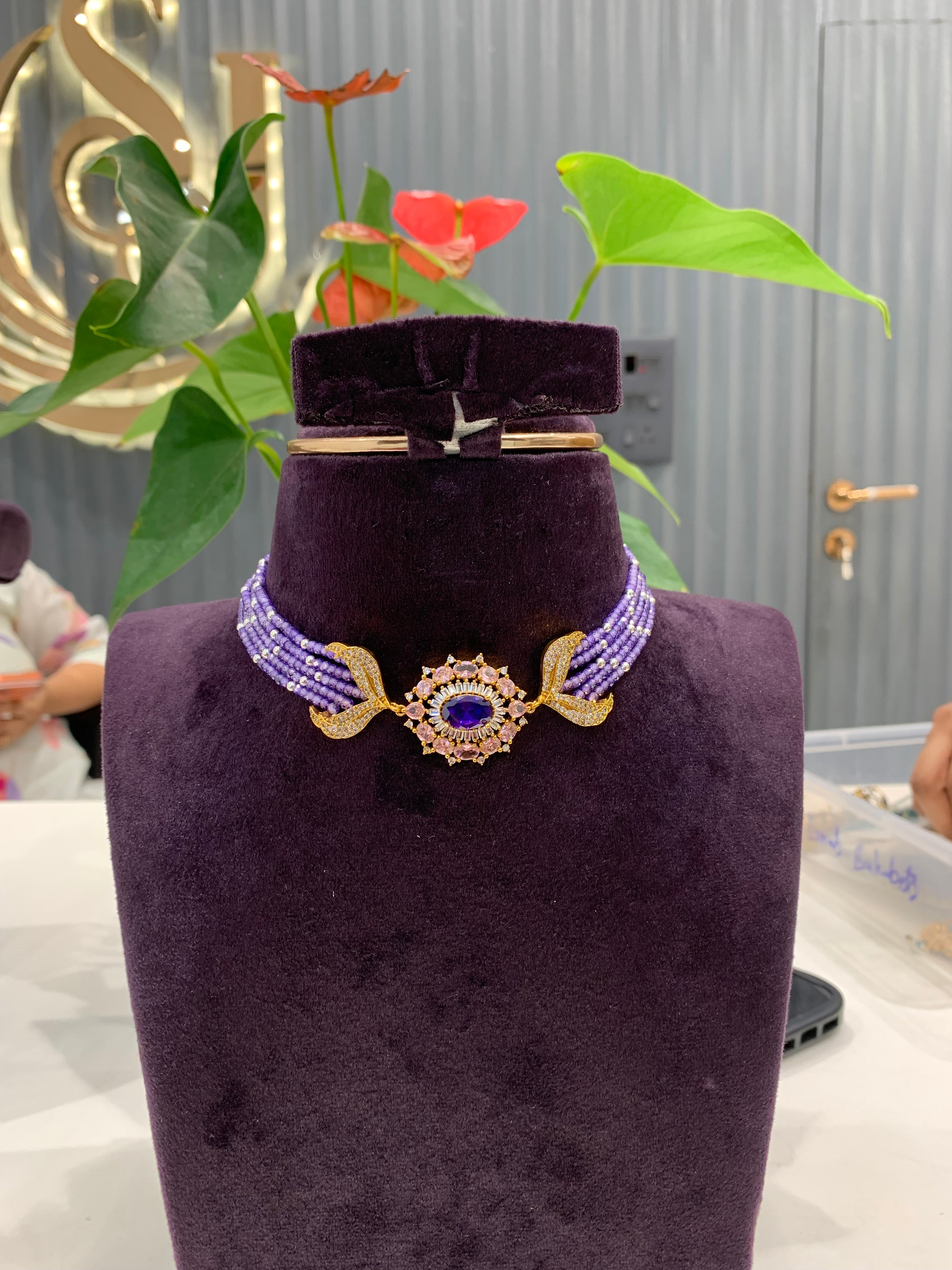 Beautiful beads chocker set