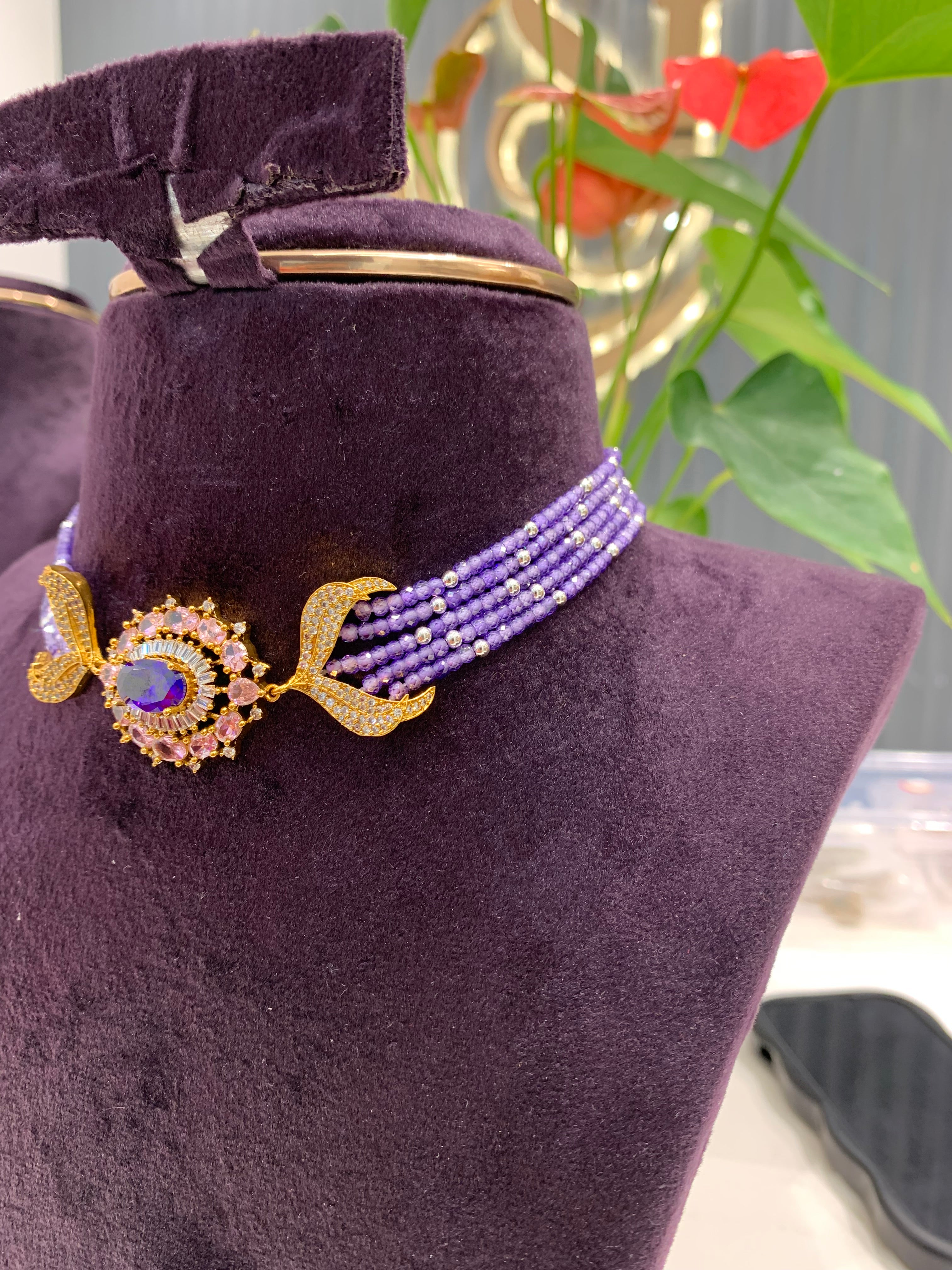 Beautiful beads chocker set