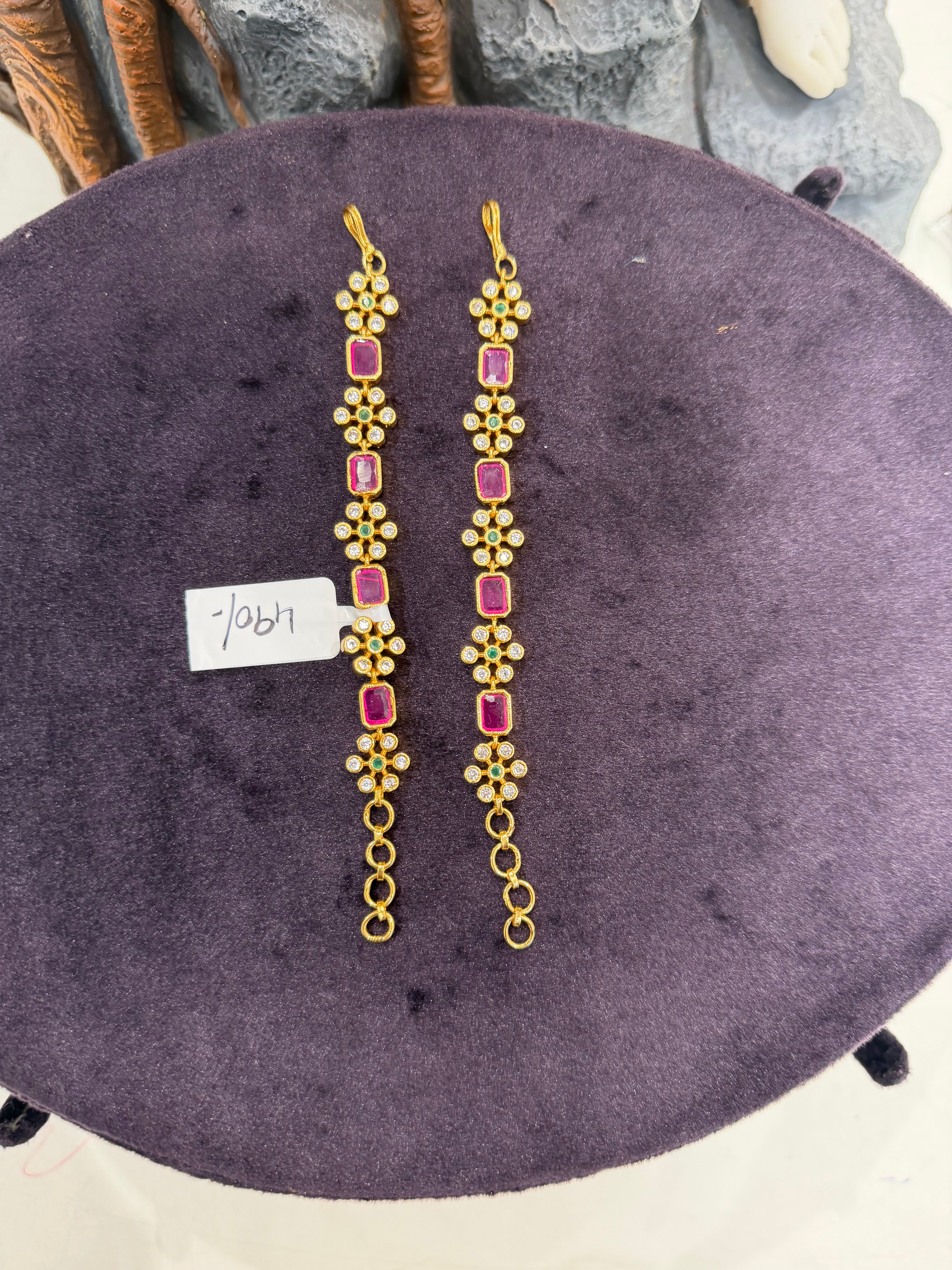 Beautiful pink color CZ stones matilu