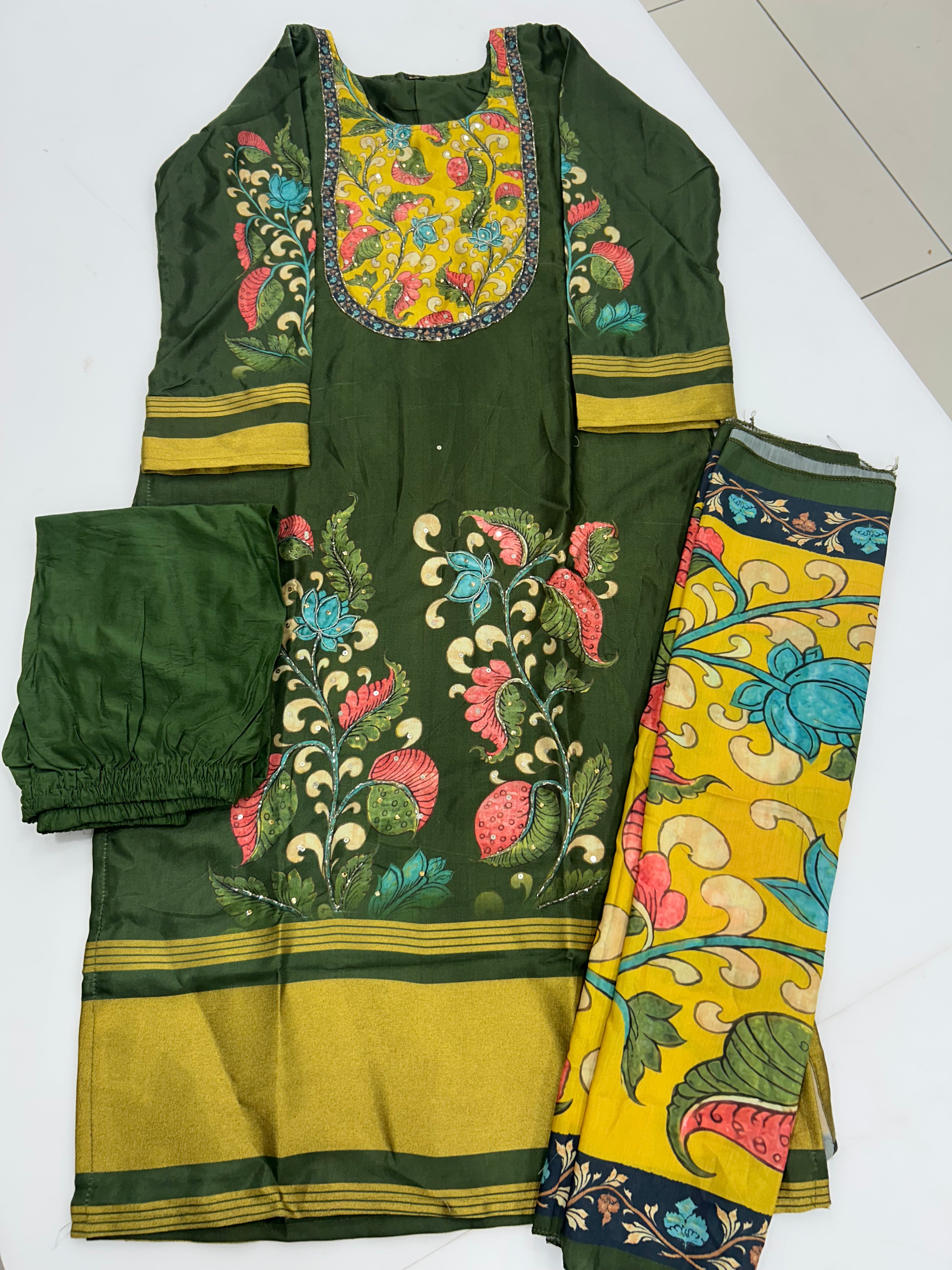 Jasmine silk 3-piece set