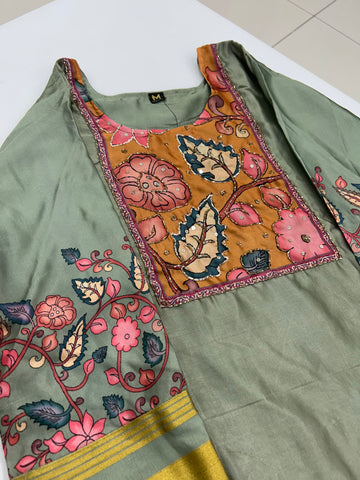 Jasmine silk 3-pieces set
