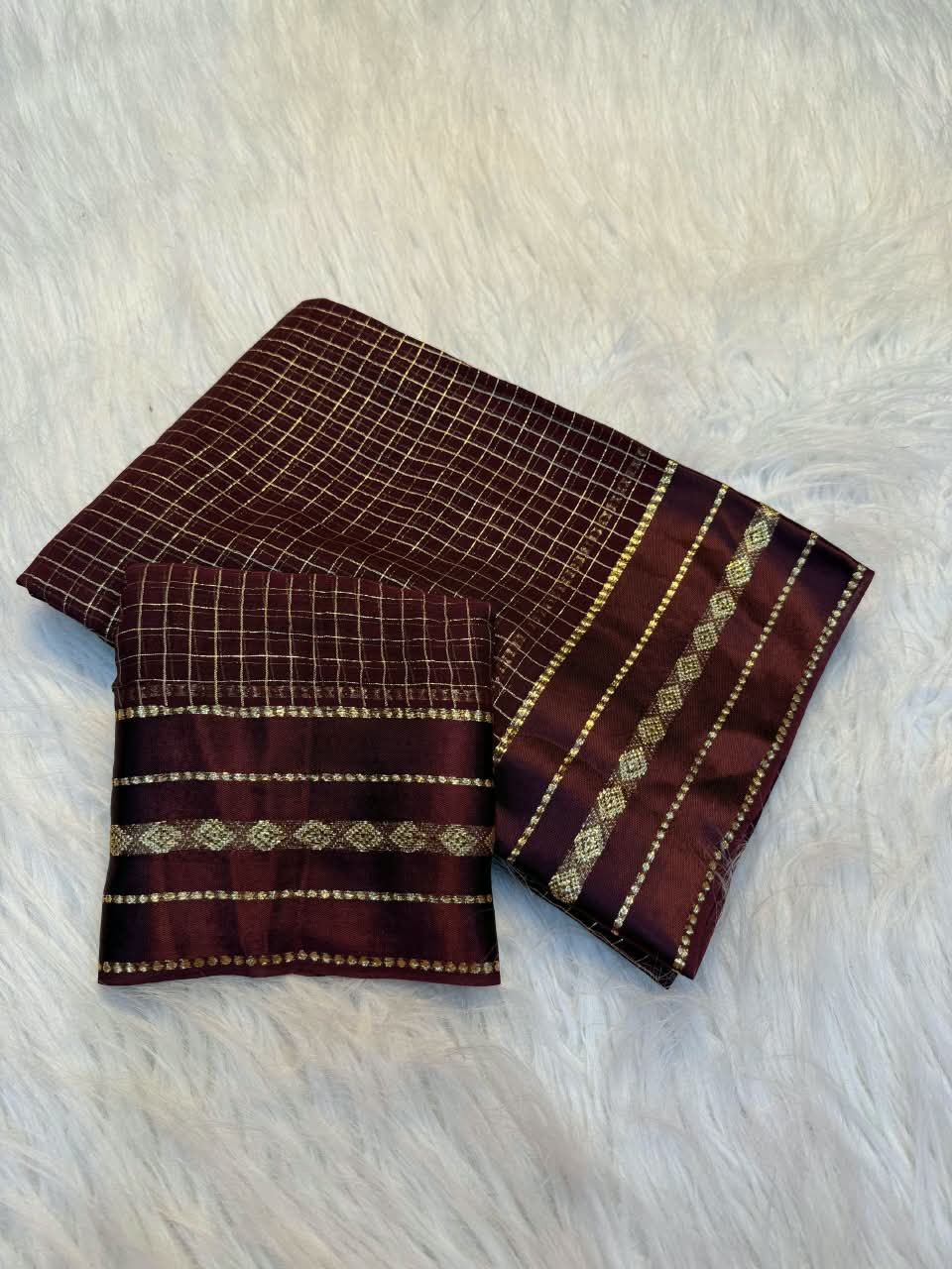 Viscose georgette saree