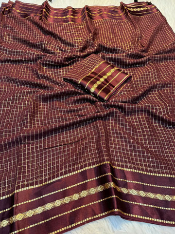 Viscose georgette saree