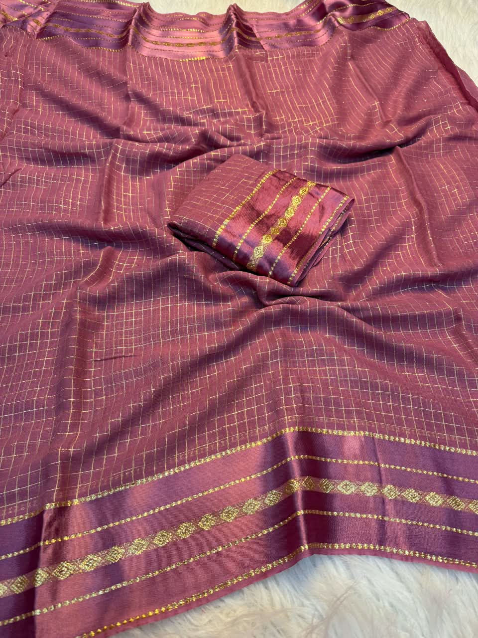 Viscous georgette saree