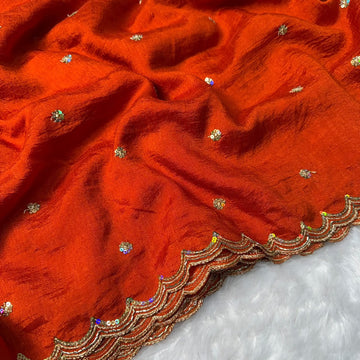 Vichitra silk saree