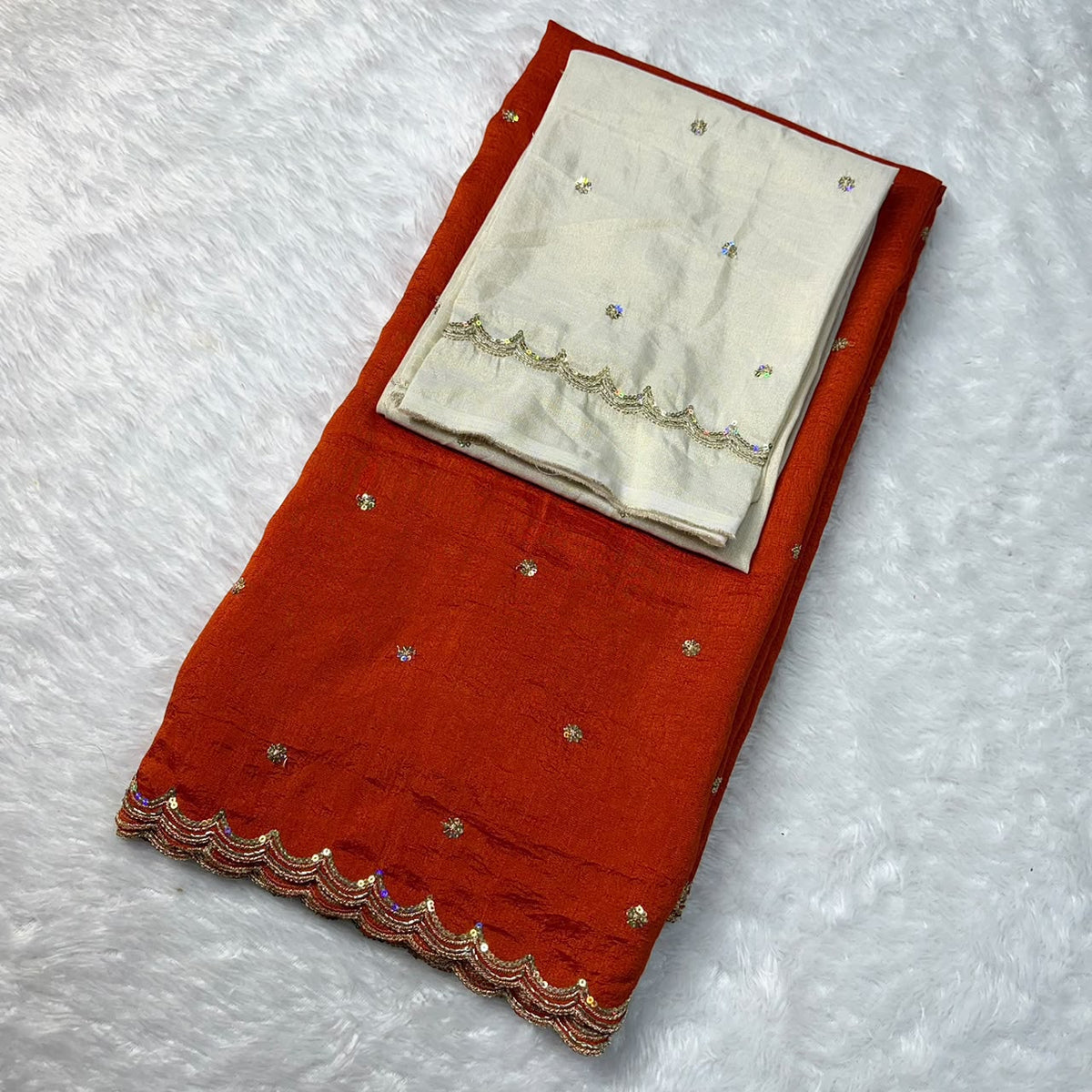 Vichitra silk saree