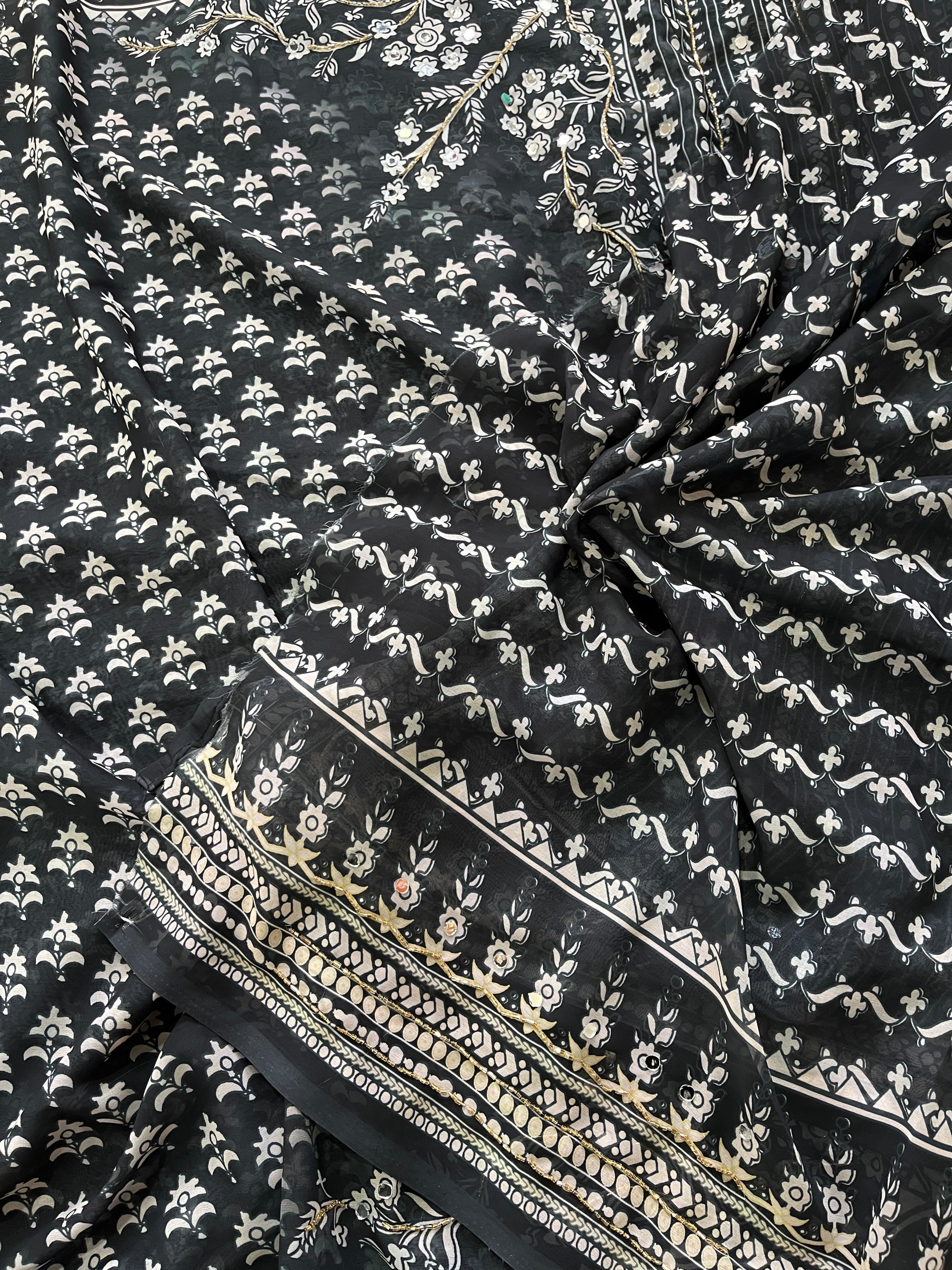 Premium georgette saree