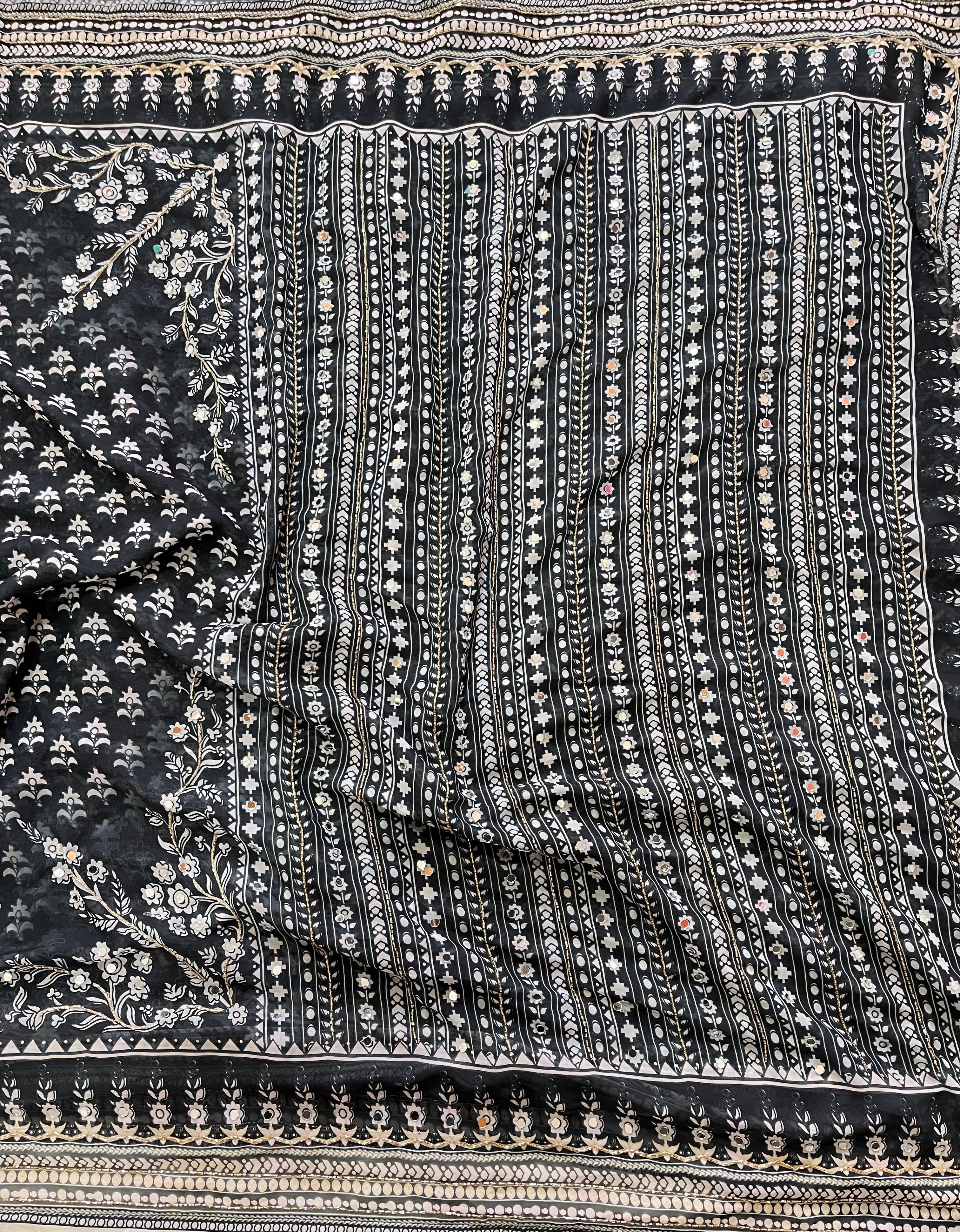 Premium georgette saree
