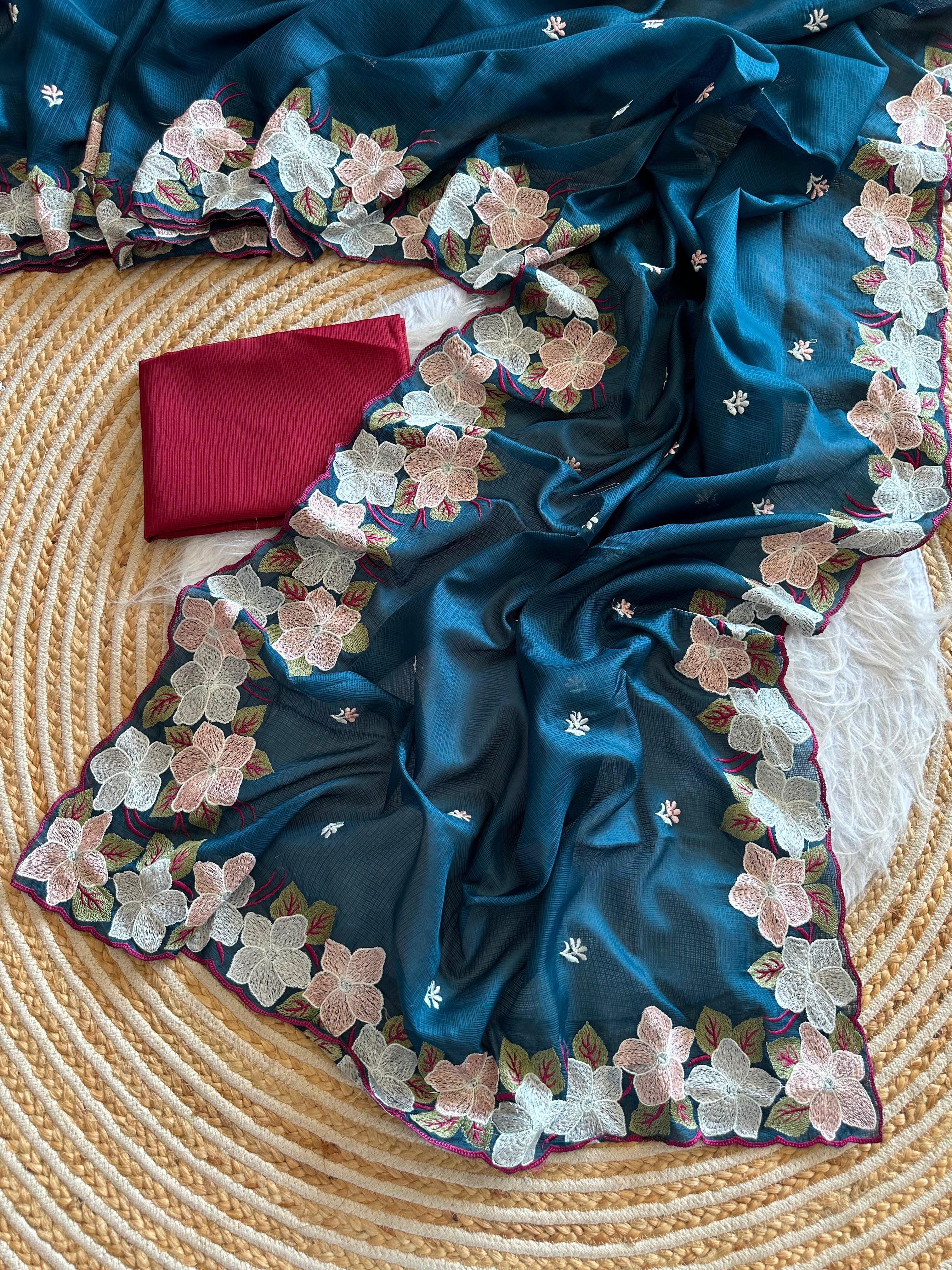 Superb soft Kota doriya saree