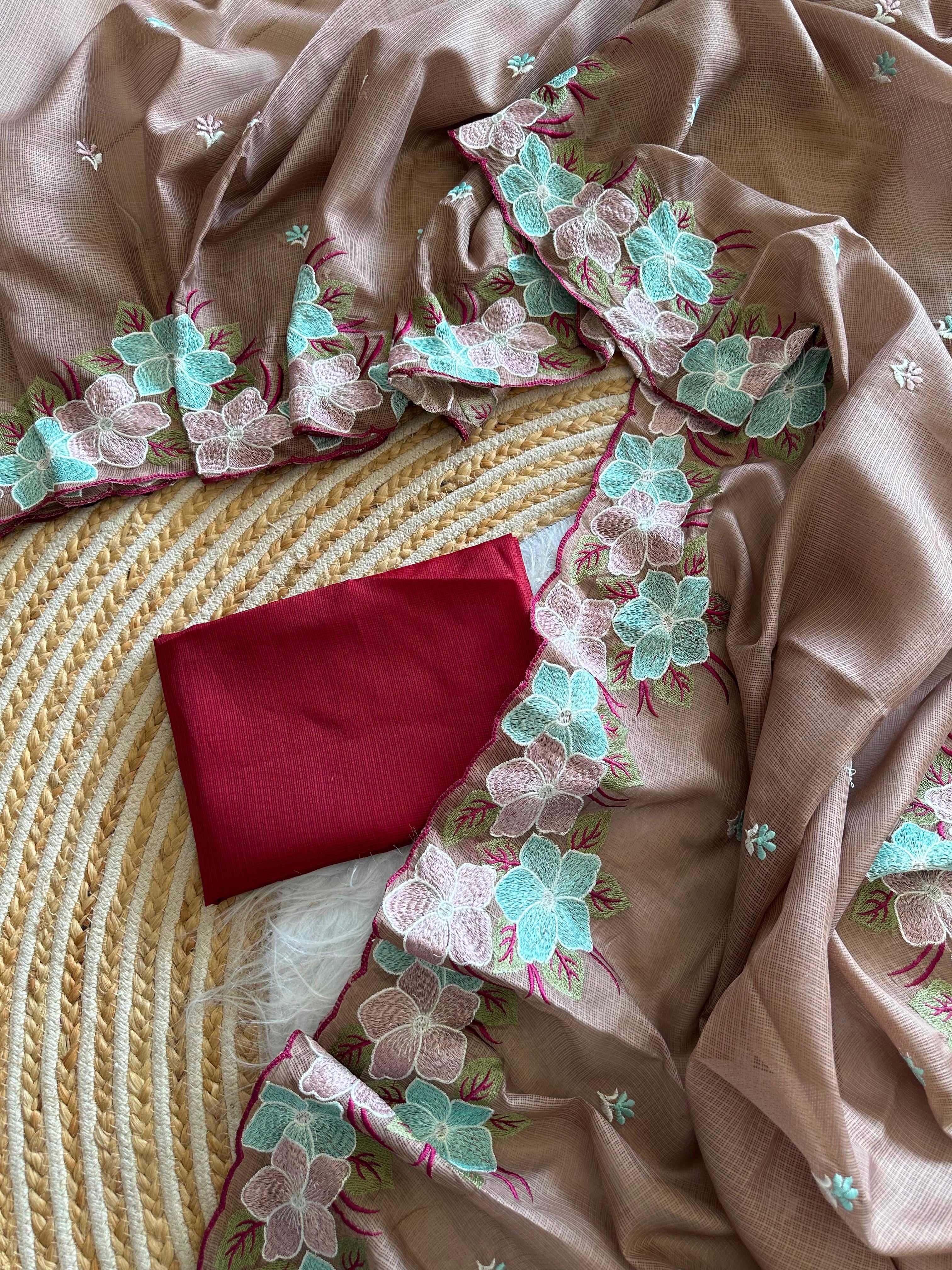 Superb soft Kota doriya saree