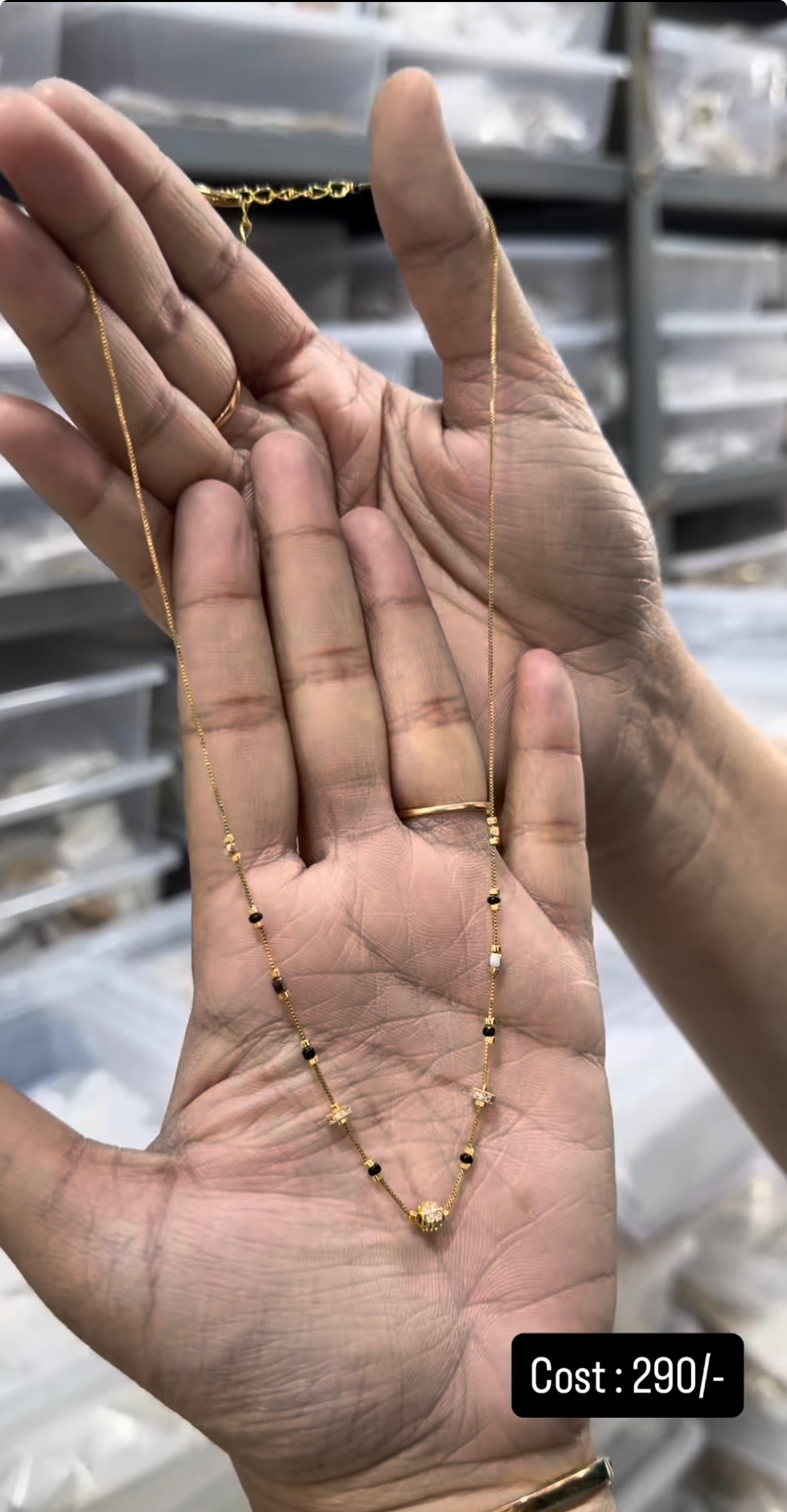 Beautiful gold replica chain