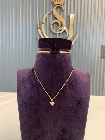 Simple chain with cute mini locket