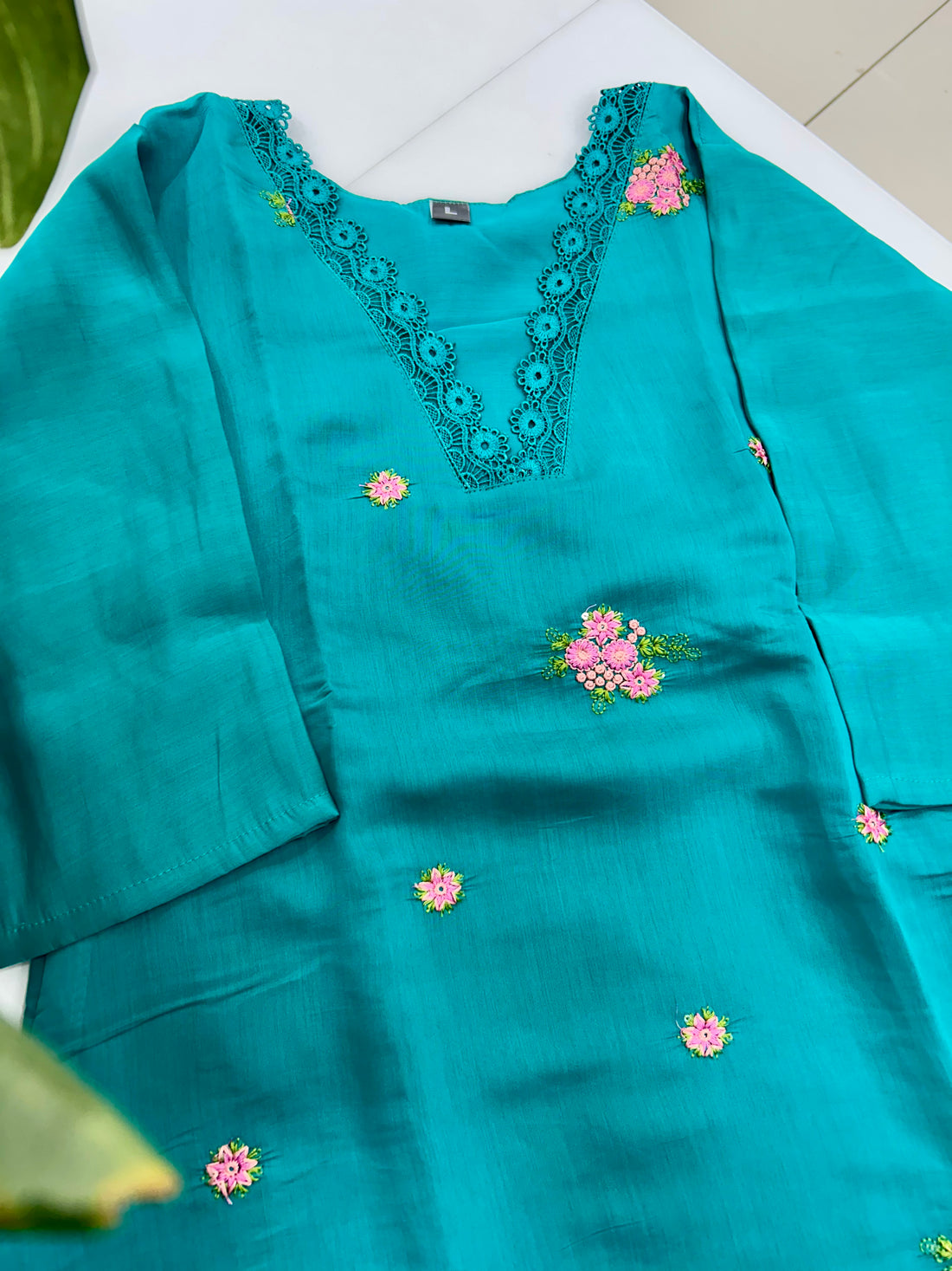 Mul chenderi A-line frock