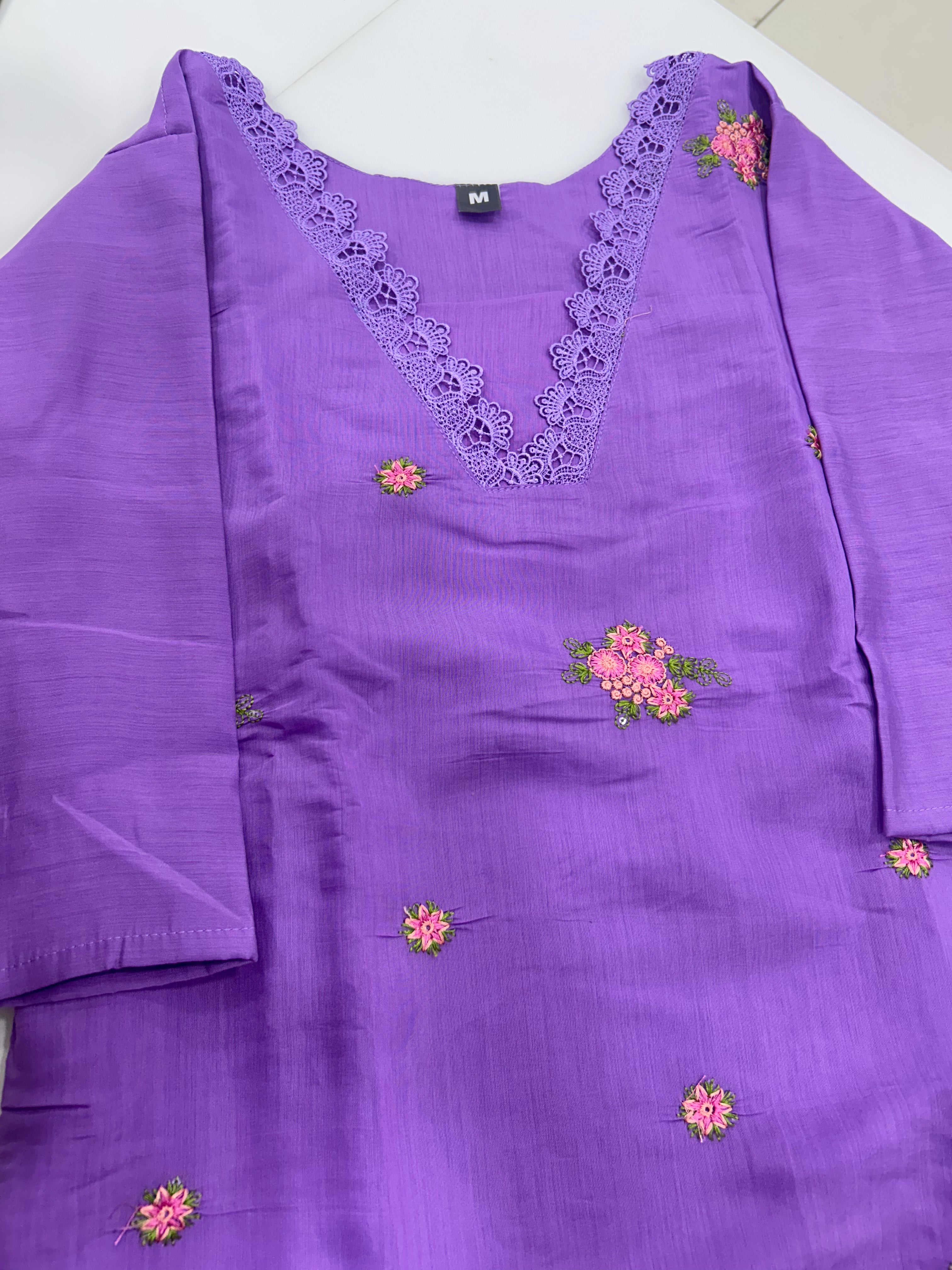 Mul chenderi A-line frock
