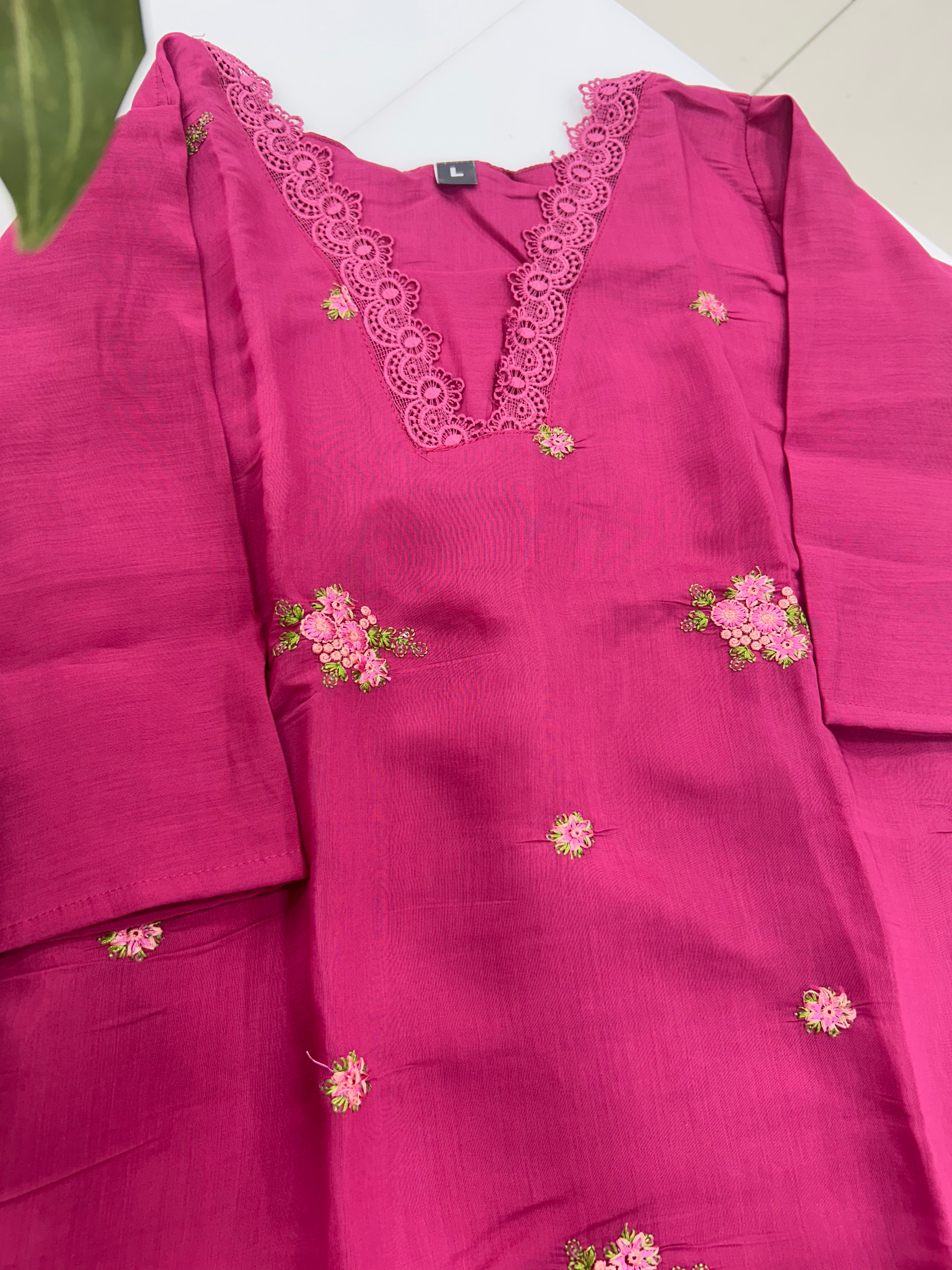 Mul chenderi A-line frock
