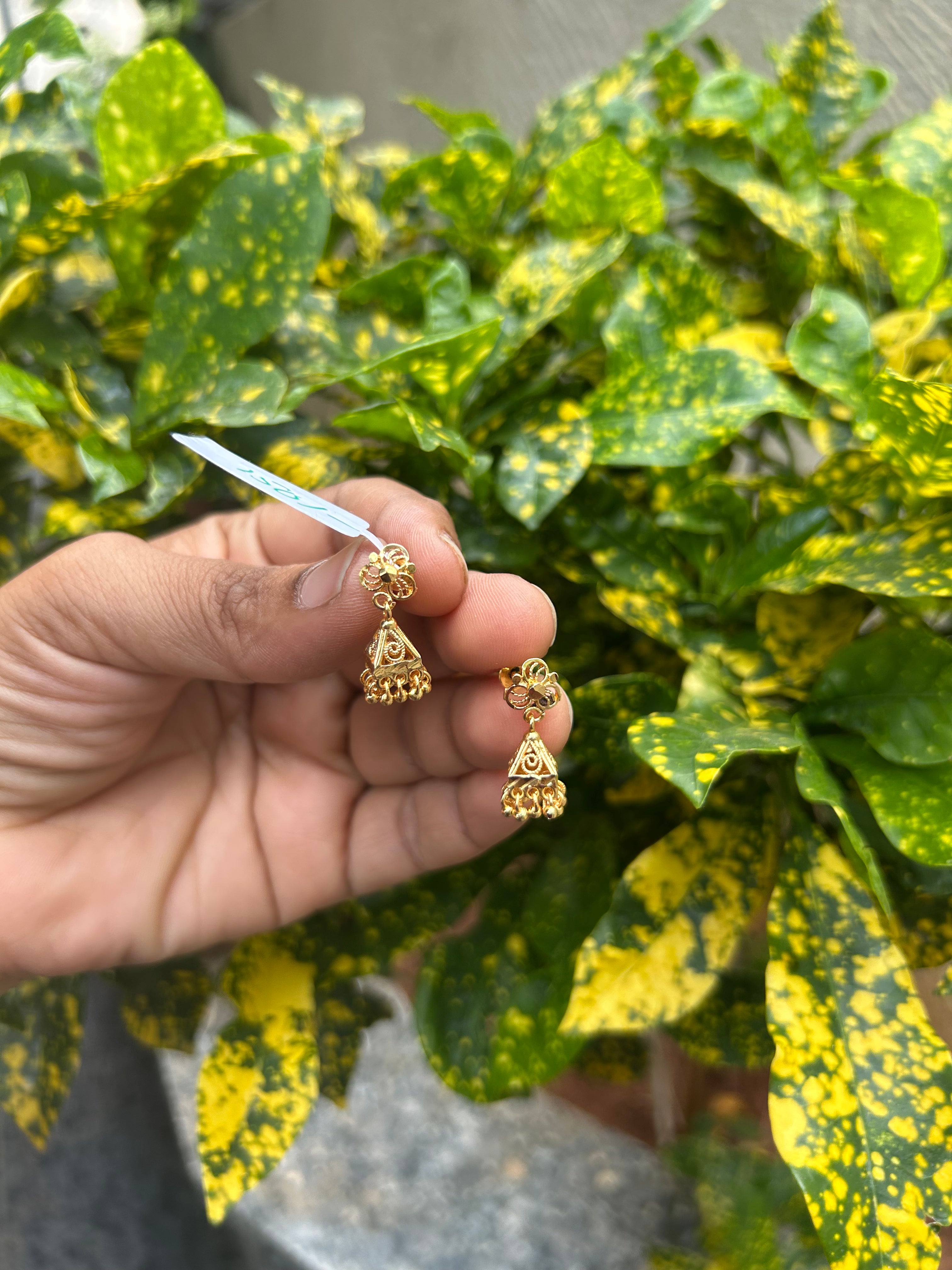Beautiful dailywear micro plated jumkis with screwback