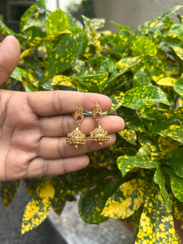 Beautiful dailywear micro plated jumkis with screwback