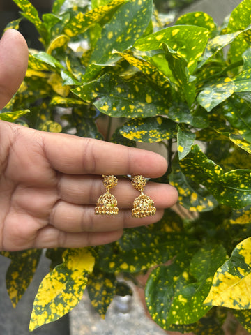 Beautiful dailywear micro plated jumkis with screwback