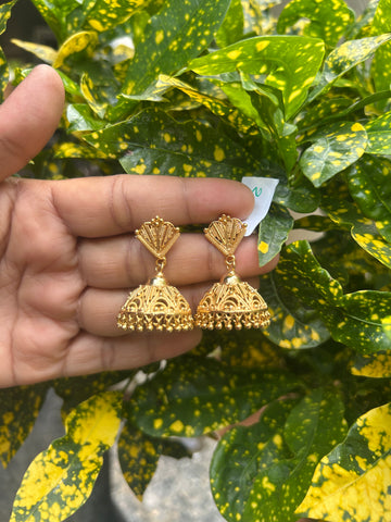 Beautiful dailywear micro plated jumkis with screwback