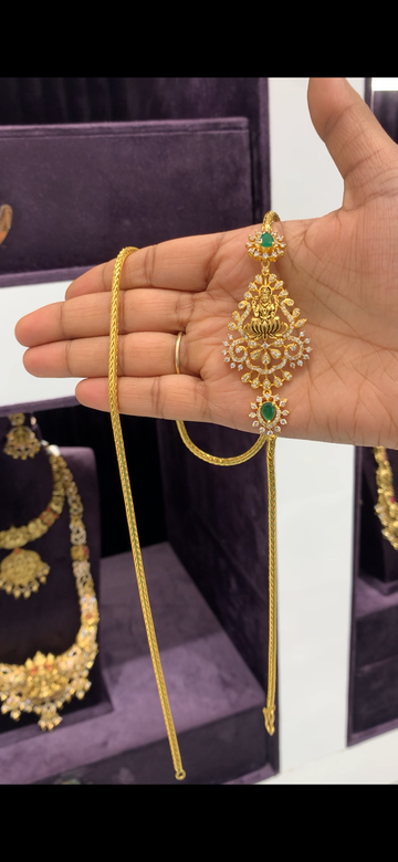 Beautiful thali chain with lakshmi devi pendant 24 inch long