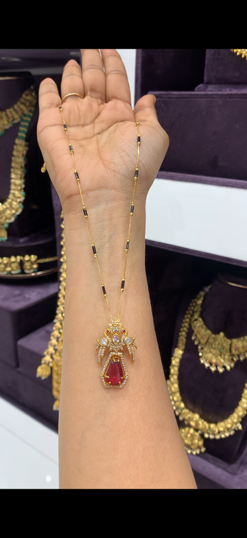 Beautiful peacock pendant with chain 18 inchs long