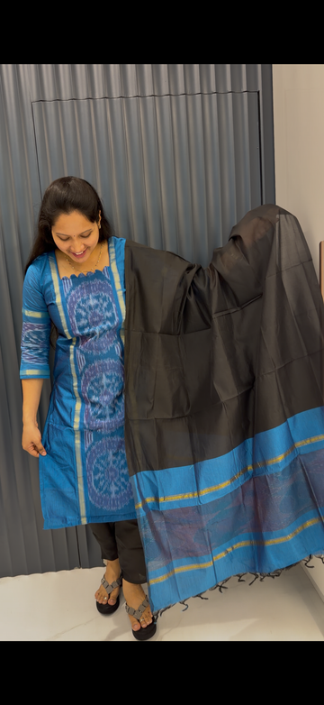 Pochampally straight cut 3-piece set