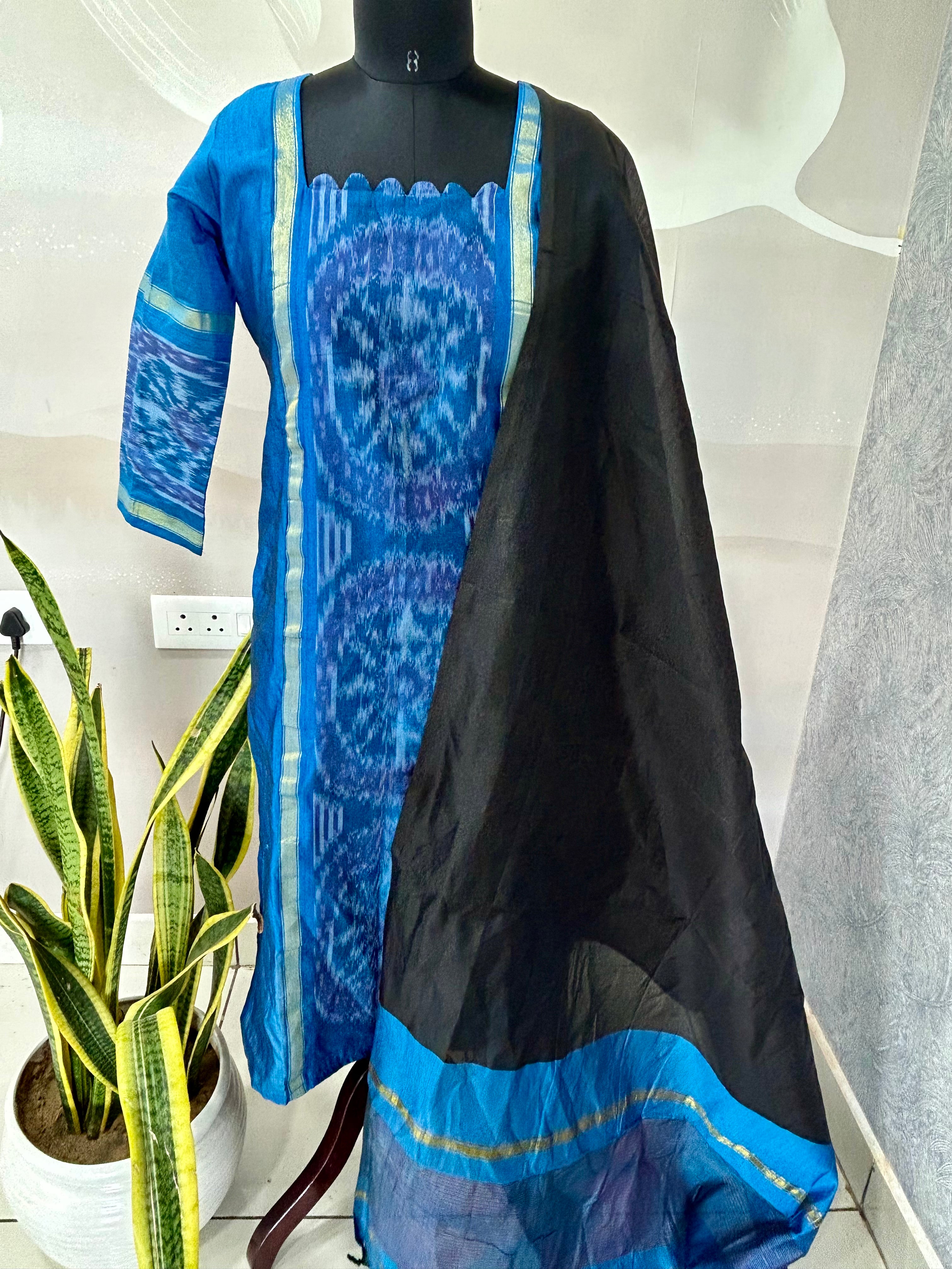 Pochampally straight cut 3-piece set