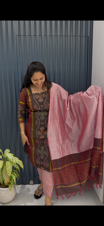 Pochampally straight cut 3-piece set