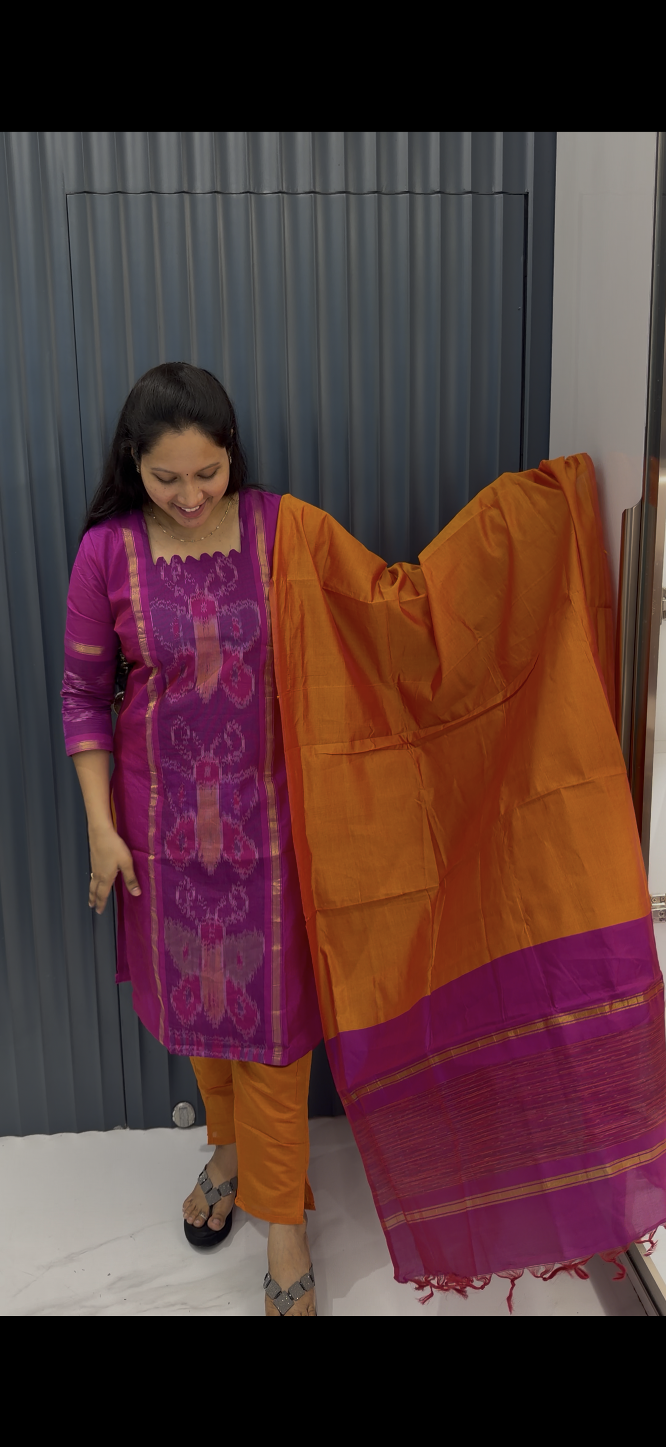 Pochampally straight cut 3-piece set
