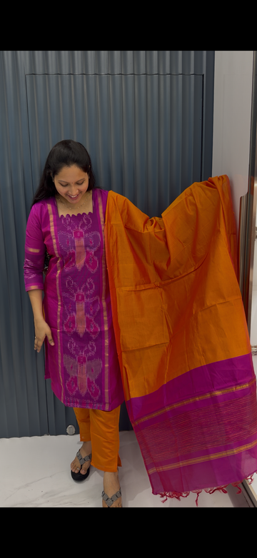 Pochampally straight cut 3-piece set