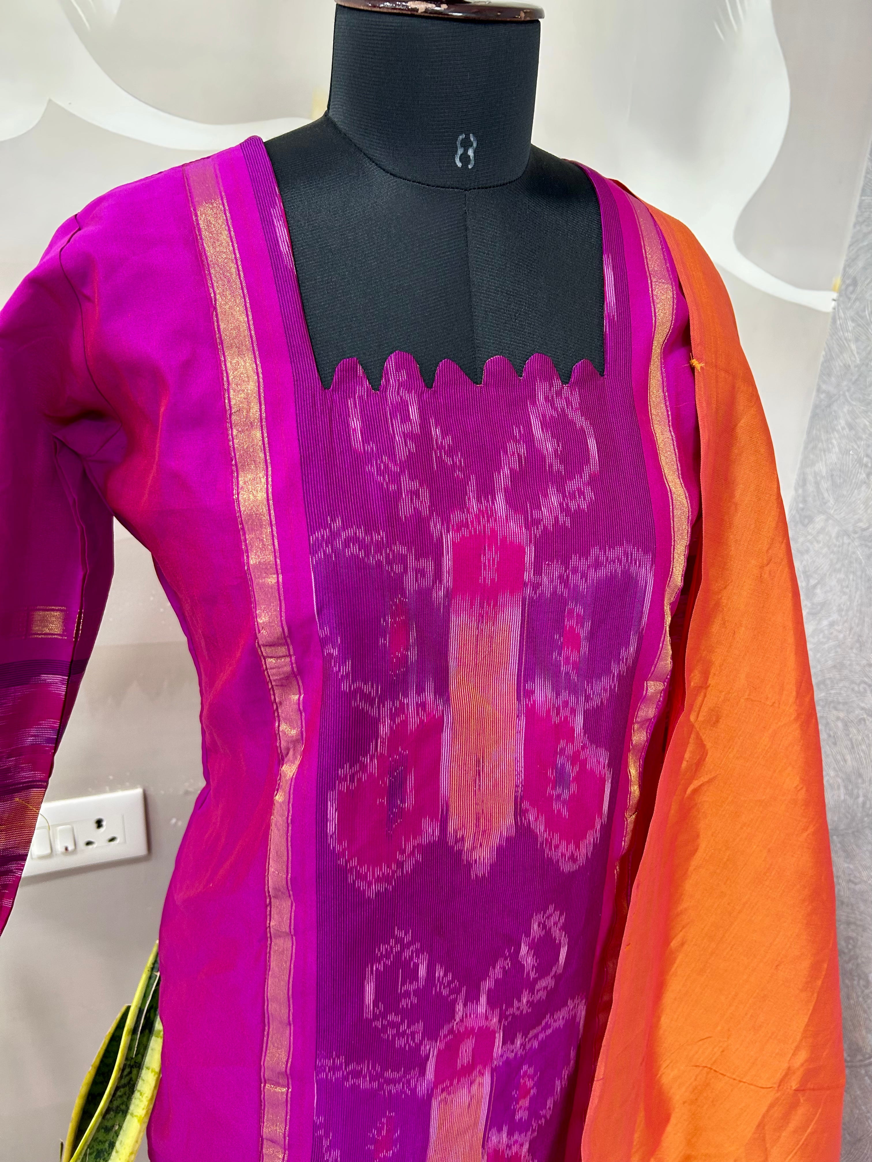Pochampally straight cut 3-piece set