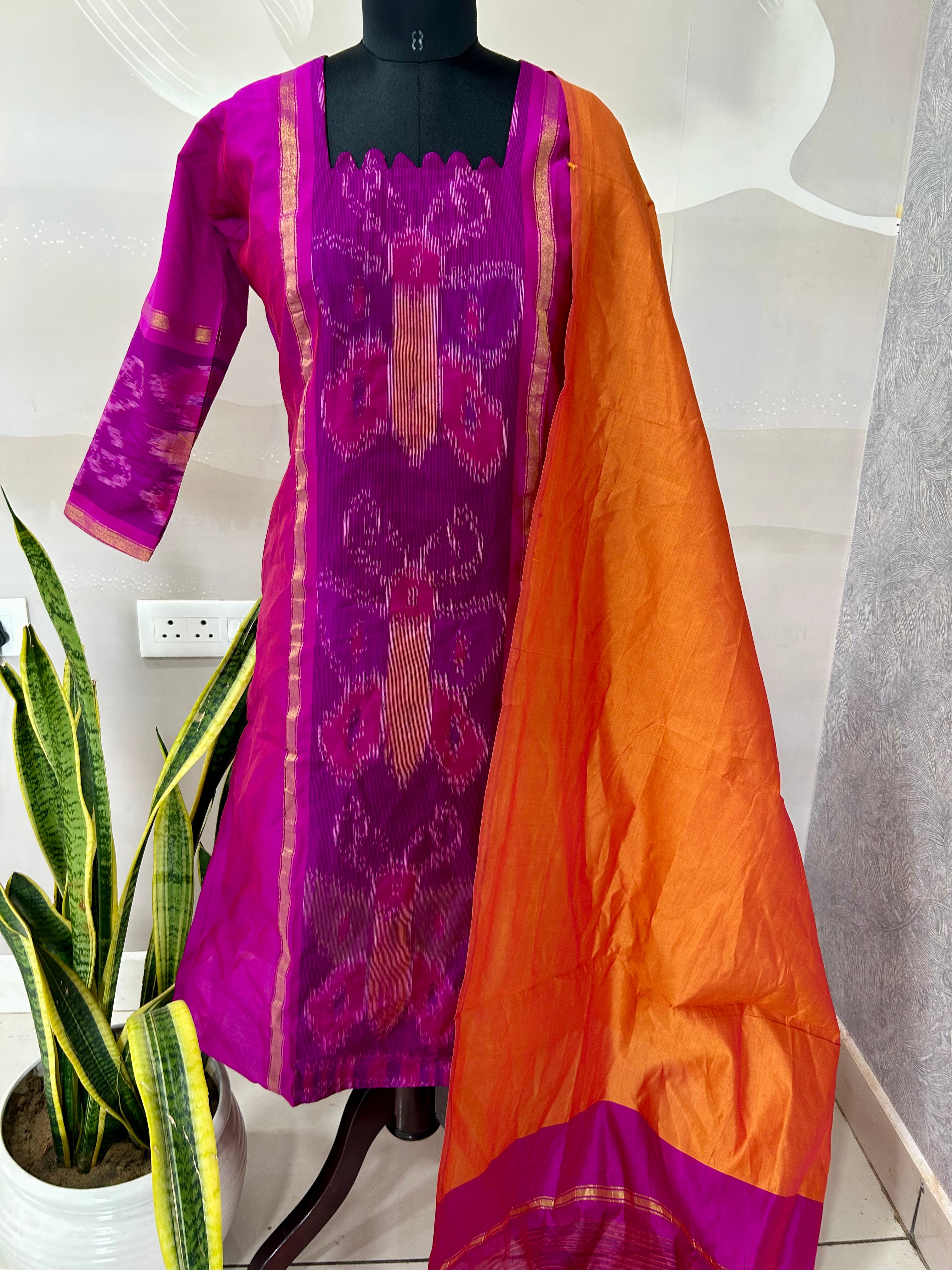Pochampally straight cut 3-piece set