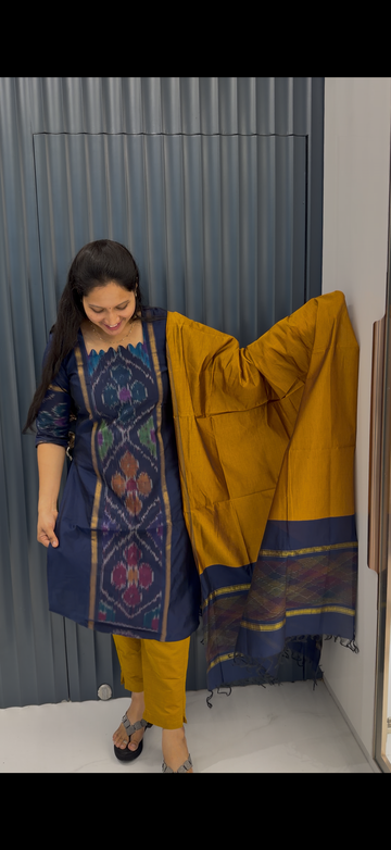 Pochampally straight cut 3-piece set
