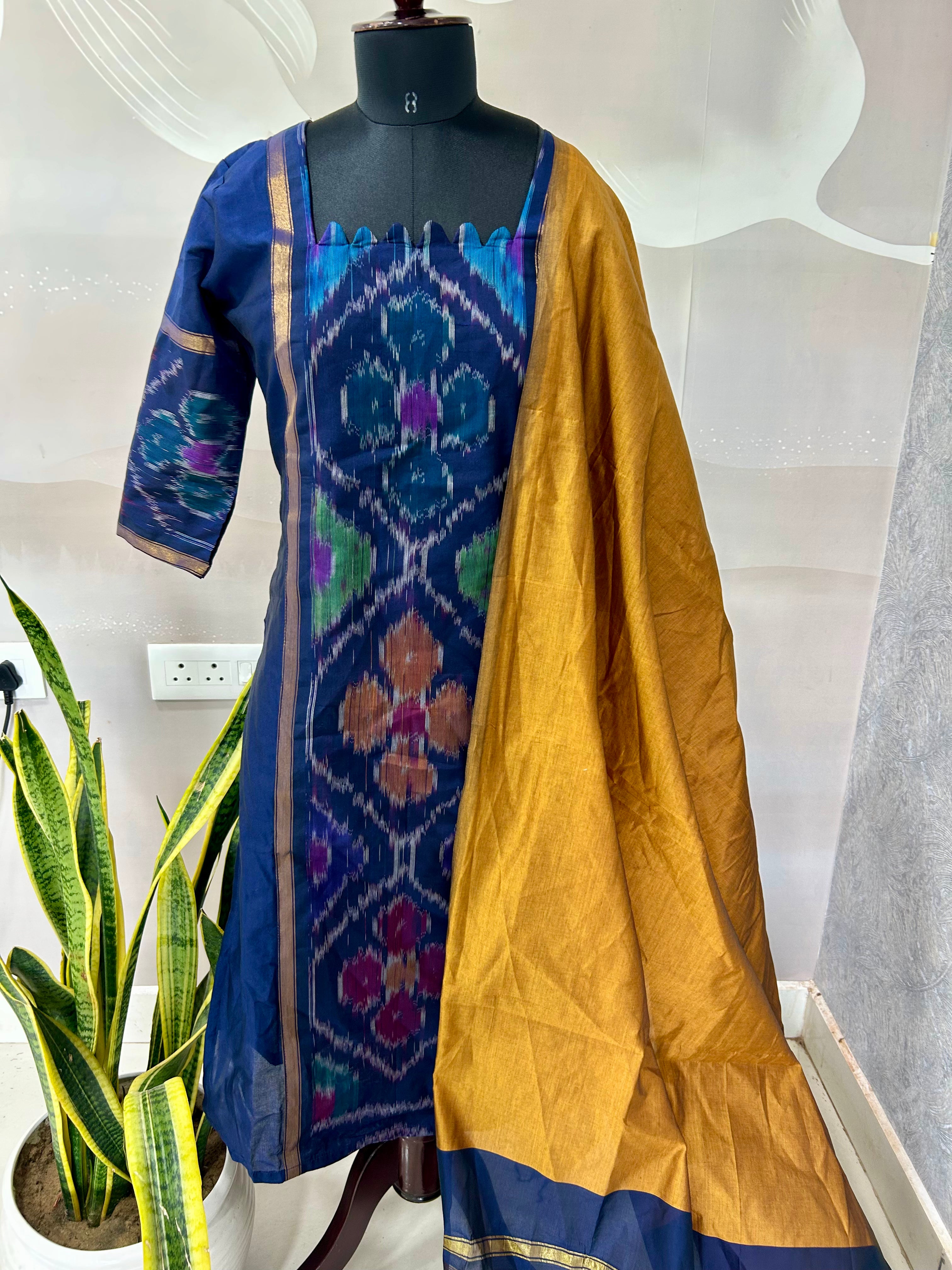 Pochampally straight cut 3-piece set