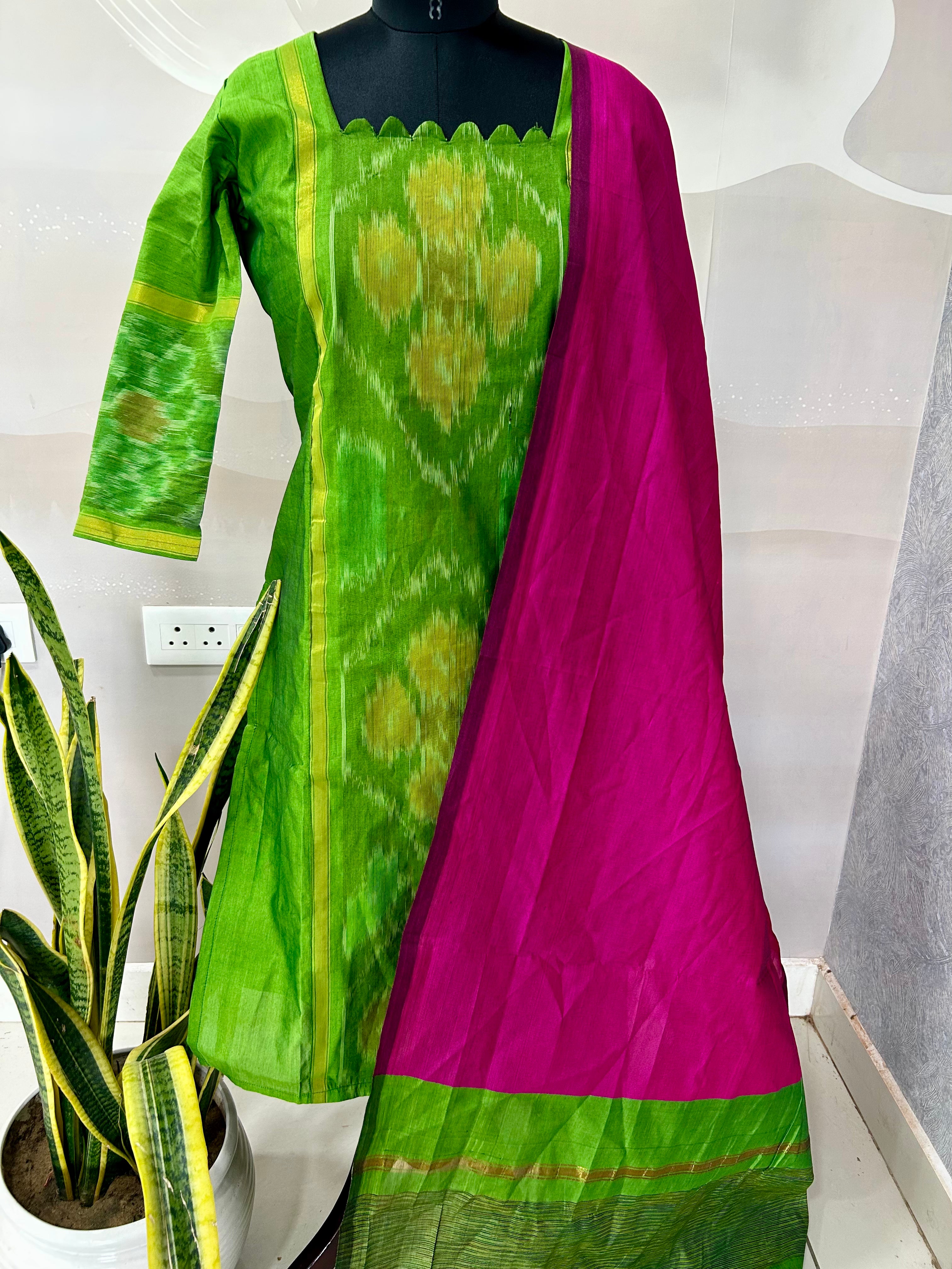 Pochampally straight cut 3-piece set