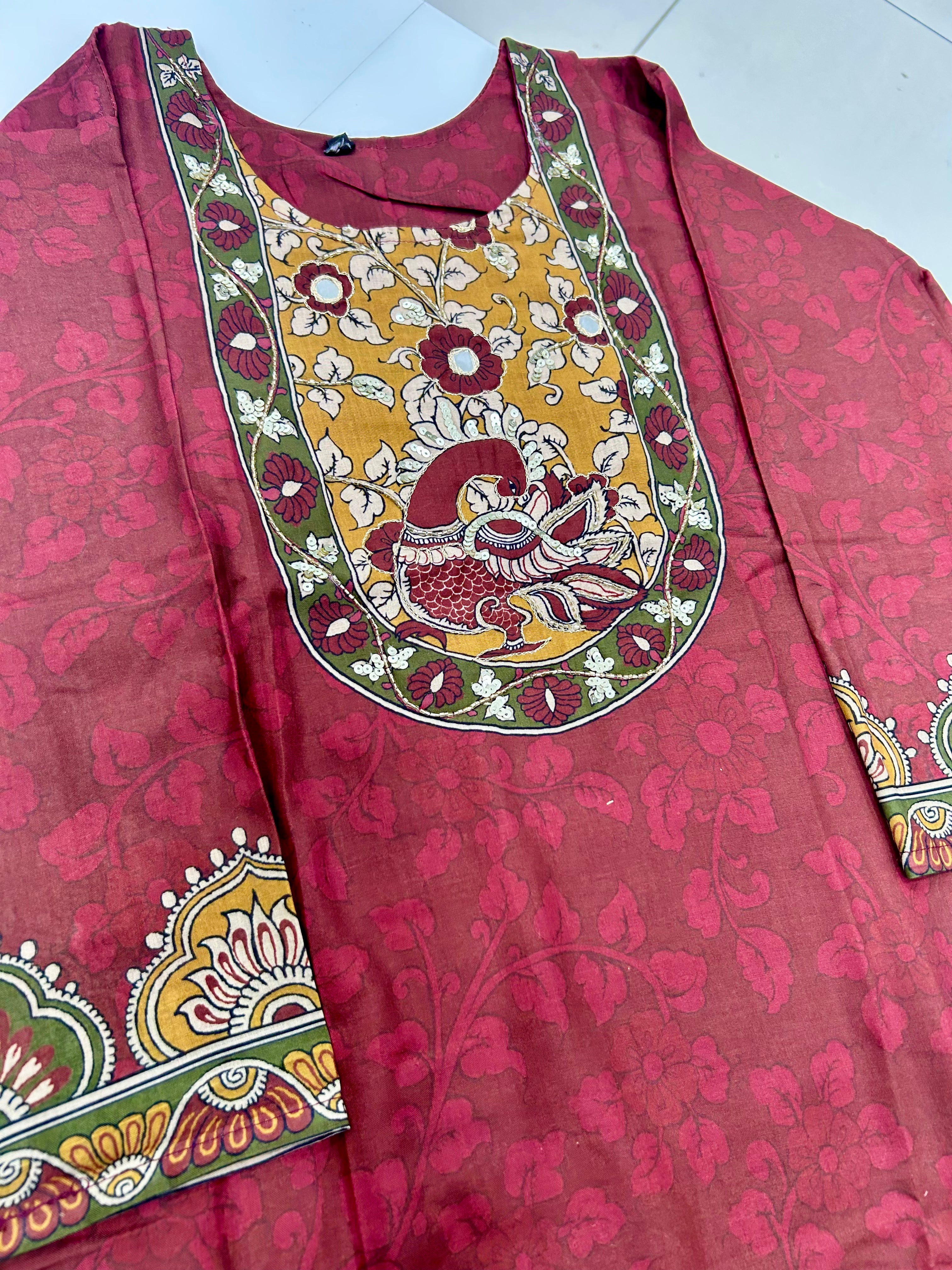 Dola silk straight cut 3-piece set