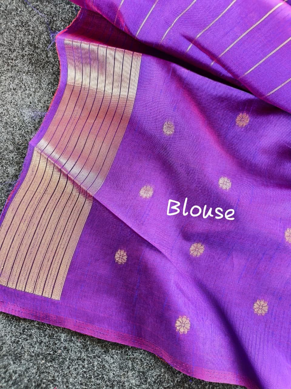 Soft linen paithani saree