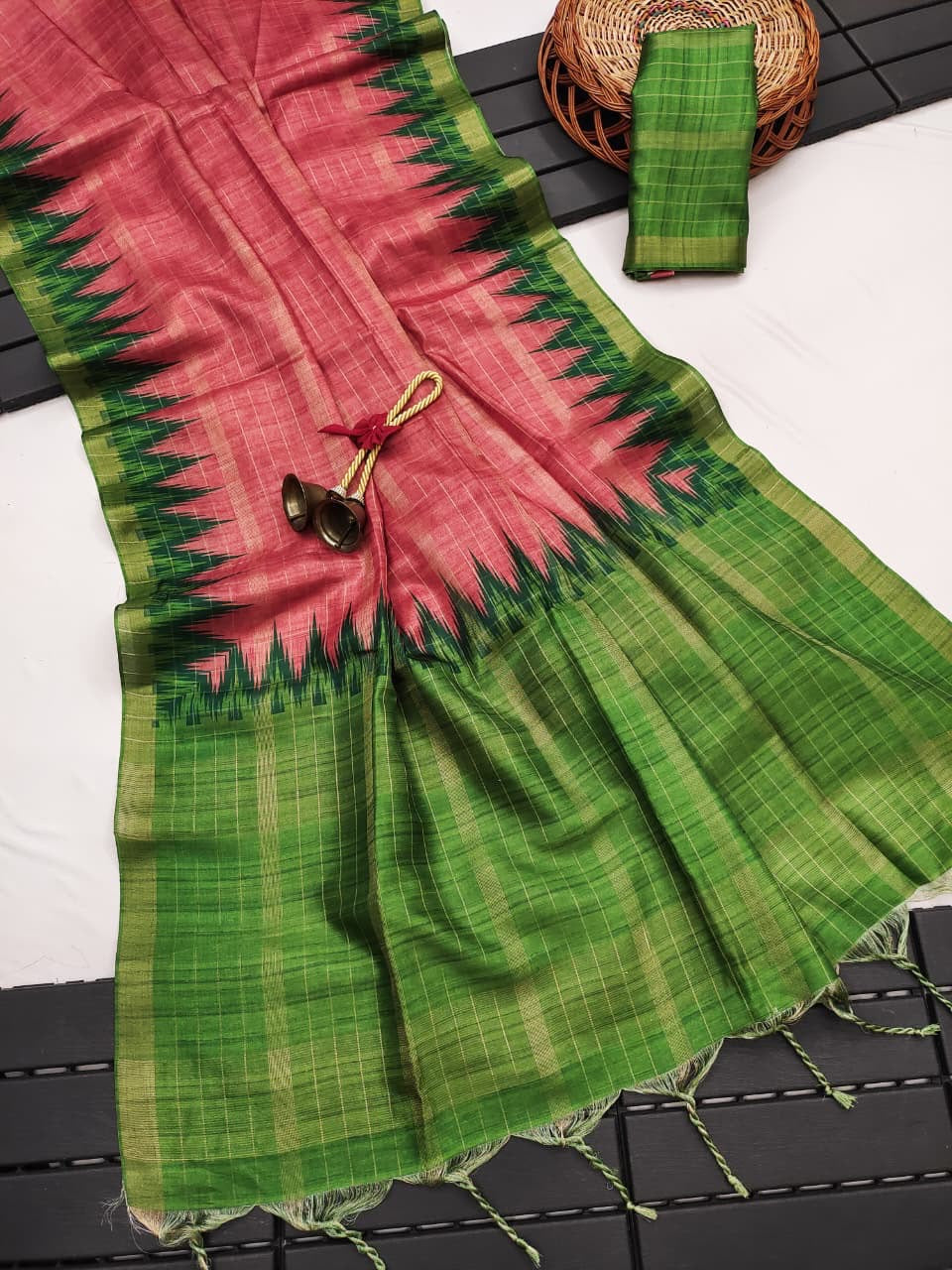 Premium soft tussar silk saree