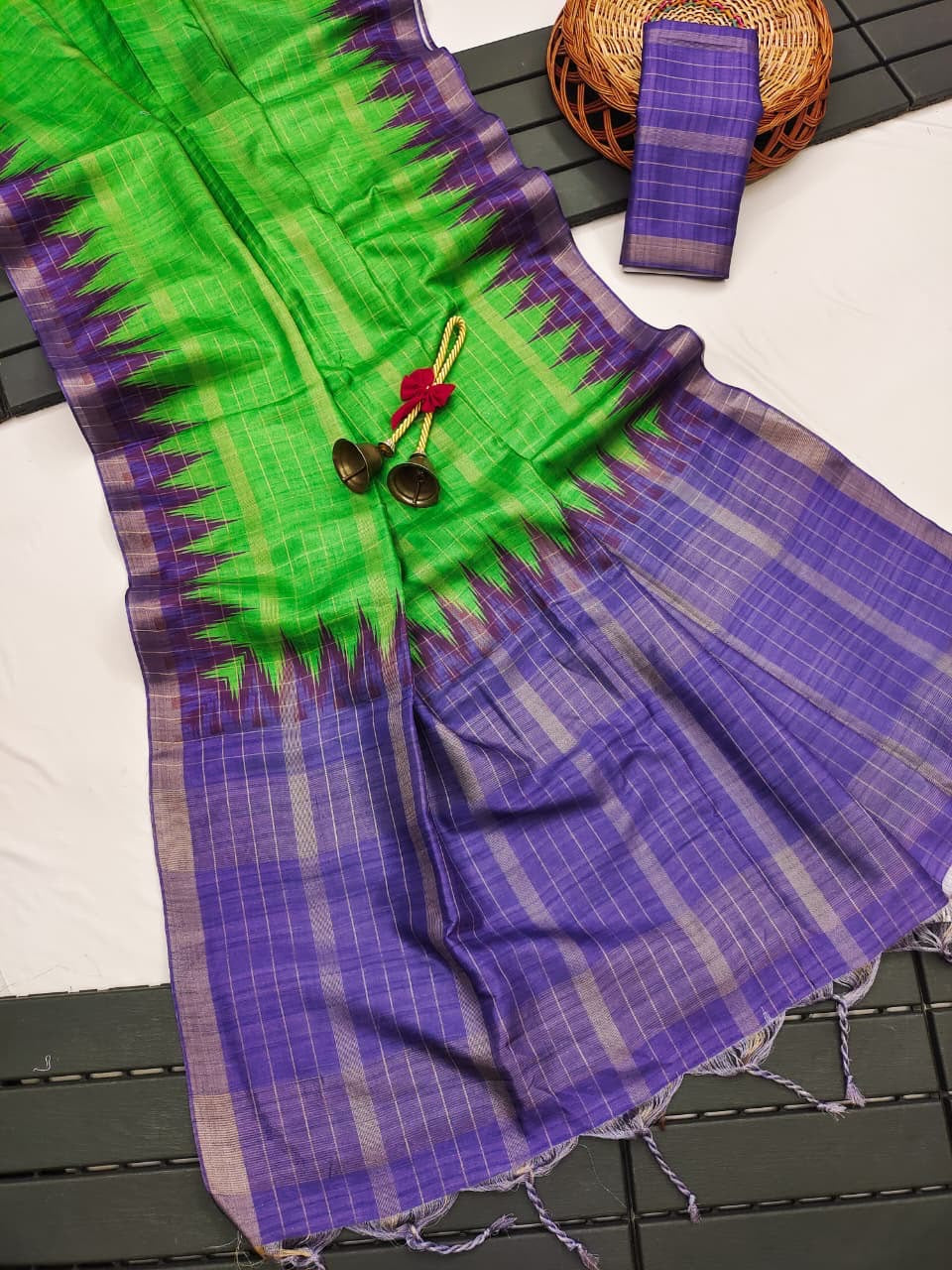 Premium soft tussar silk saree
