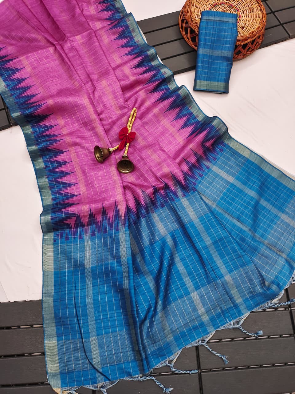 Premium soft tussar silk saree